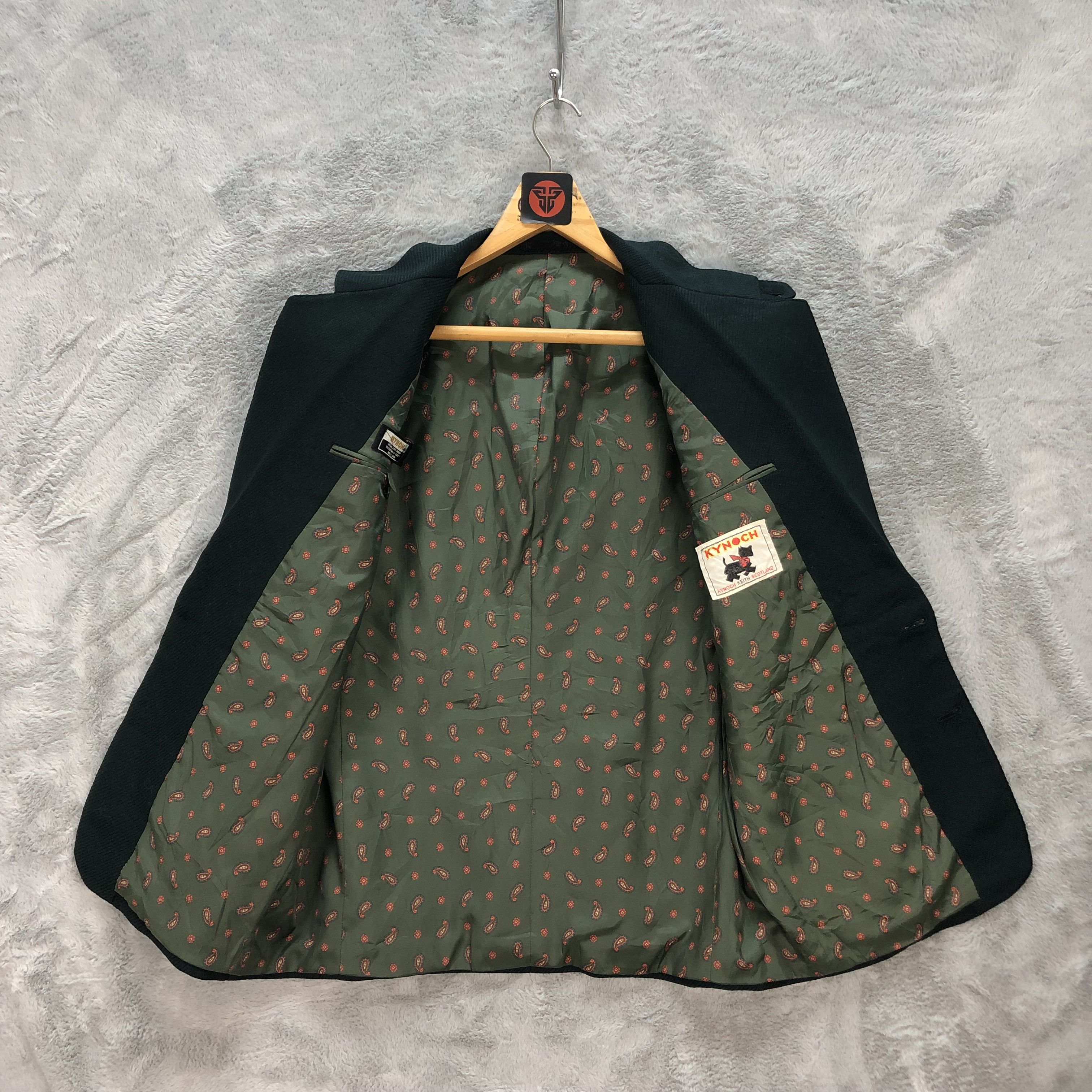 Vintage KYNOCH KEITH SCOTLAND GREEN BLAZER / SUIT JACKET #6269-57 Size US M / EU 48-50 / 2 - 6 Thumbnail