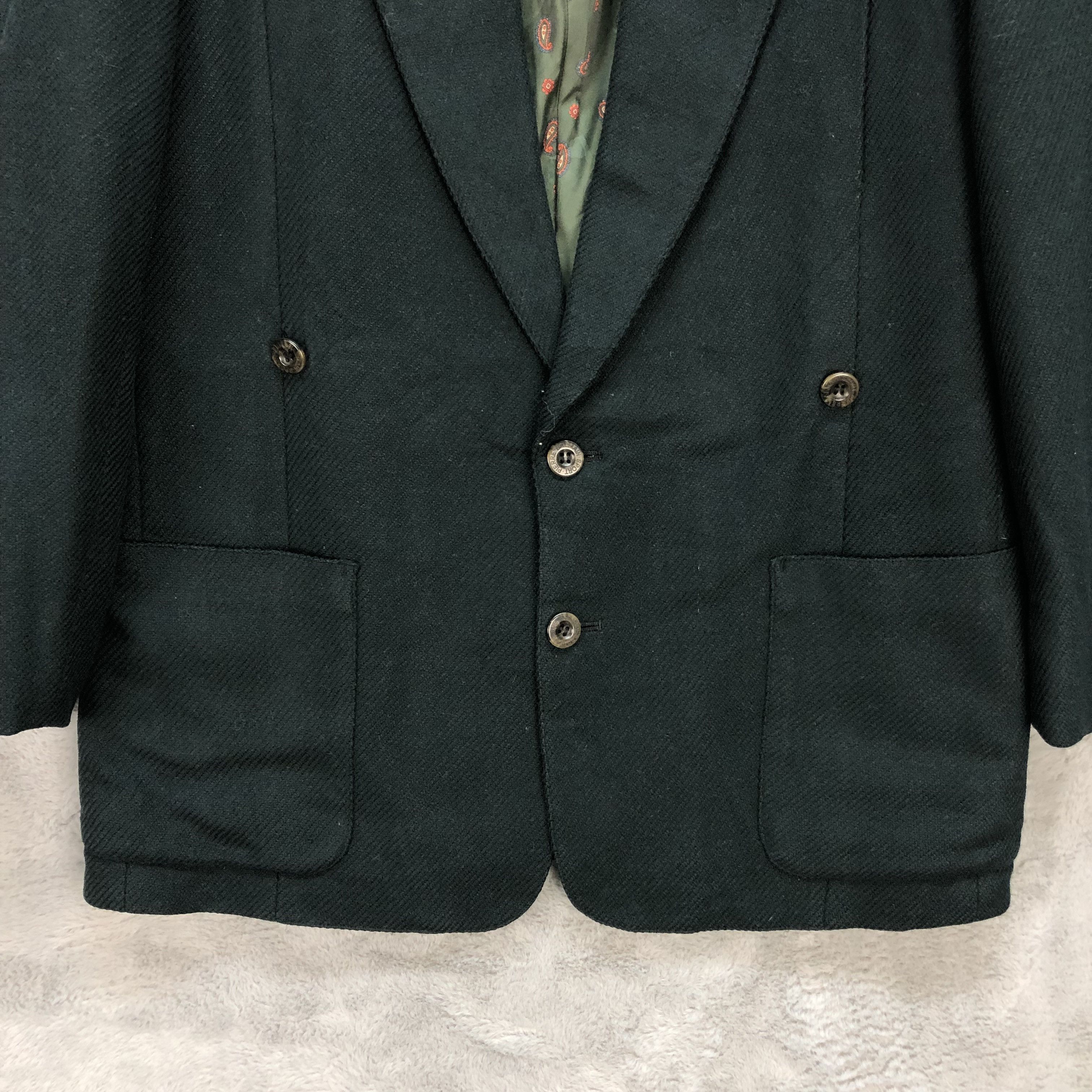 Vintage KYNOCH KEITH SCOTLAND GREEN BLAZER / SUIT JACKET #6269-57 Size US M / EU 48-50 / 2 - 3 Thumbnail