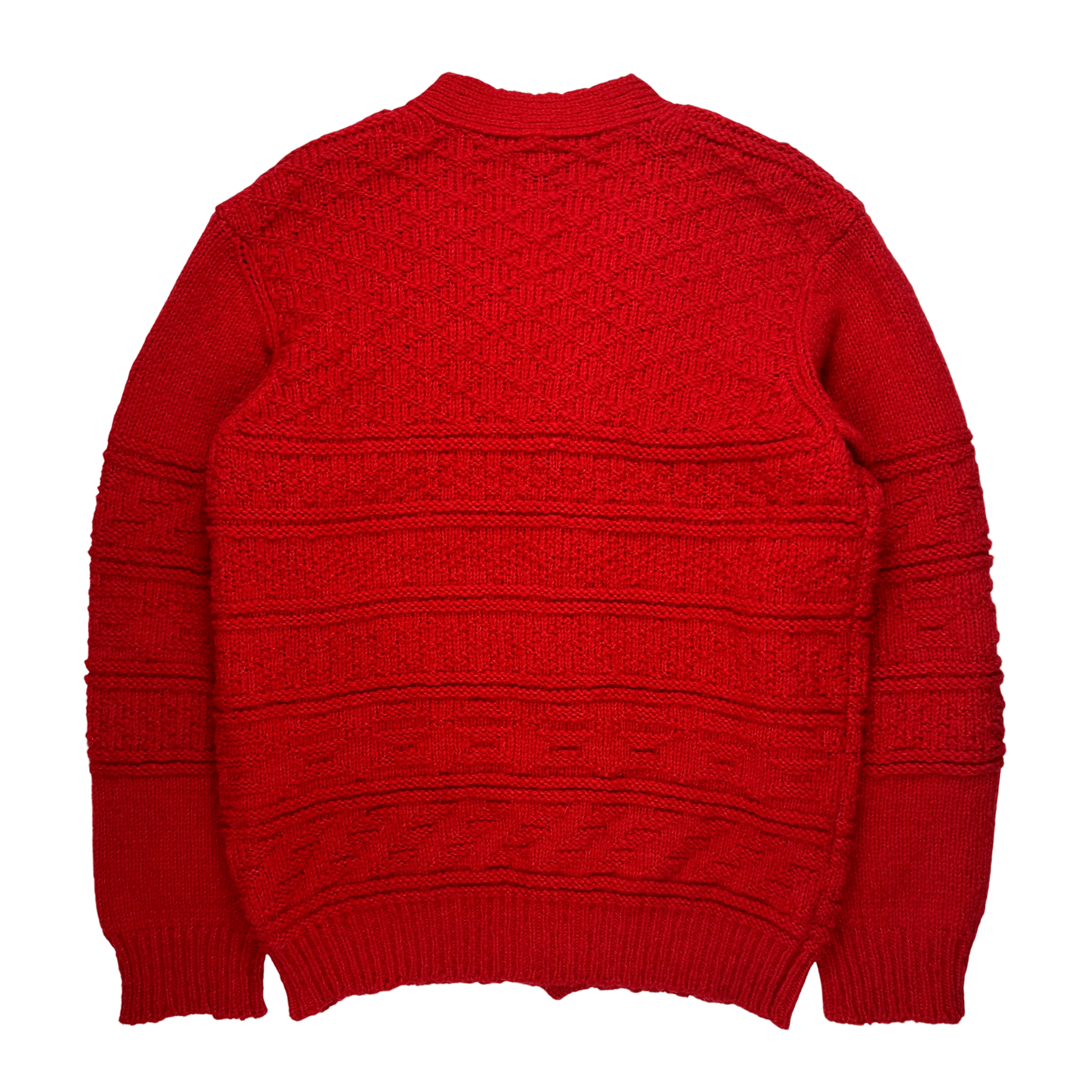 Number (N)ine × Takahiromiyashita The Soloist. SS/AW03 Red Knit Cardigan Size US XL / EU 56 / 4 - 2 Thumbnail