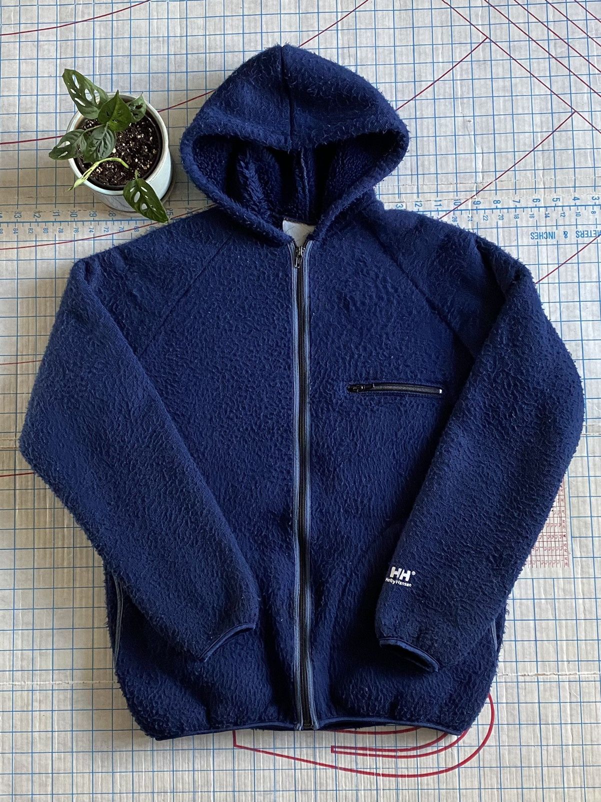 Helly Hansen × Vintage Vintage Helly Hansen Deep Pile Full Zip Fleece Hoodie Size US M / EU 48-50 / 2 - 1 Thumbnail