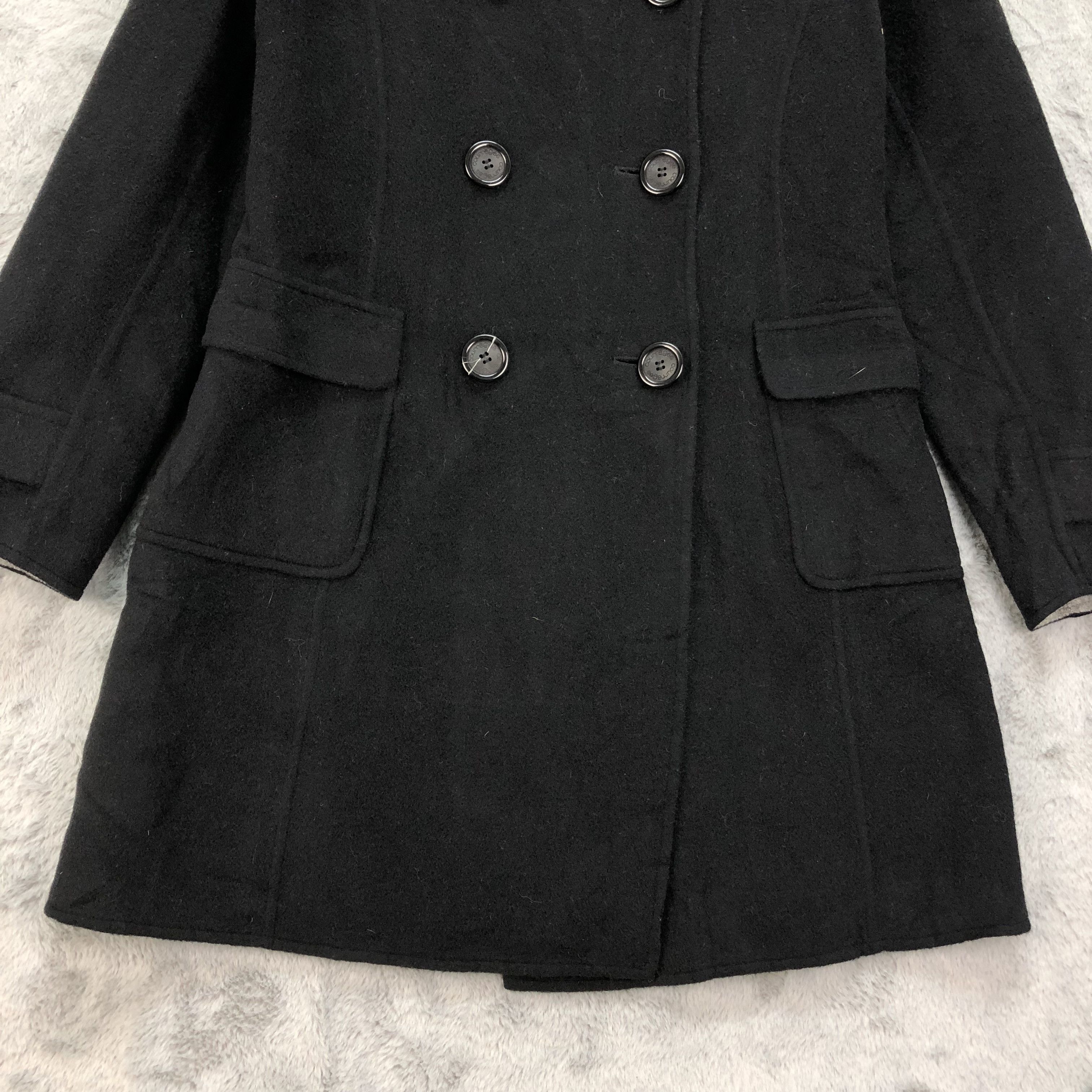 Courreges Courreges Double Breasted Wool Long Coat #4564-159 Size S / US 4 / IT 40 - 4 Thumbnail