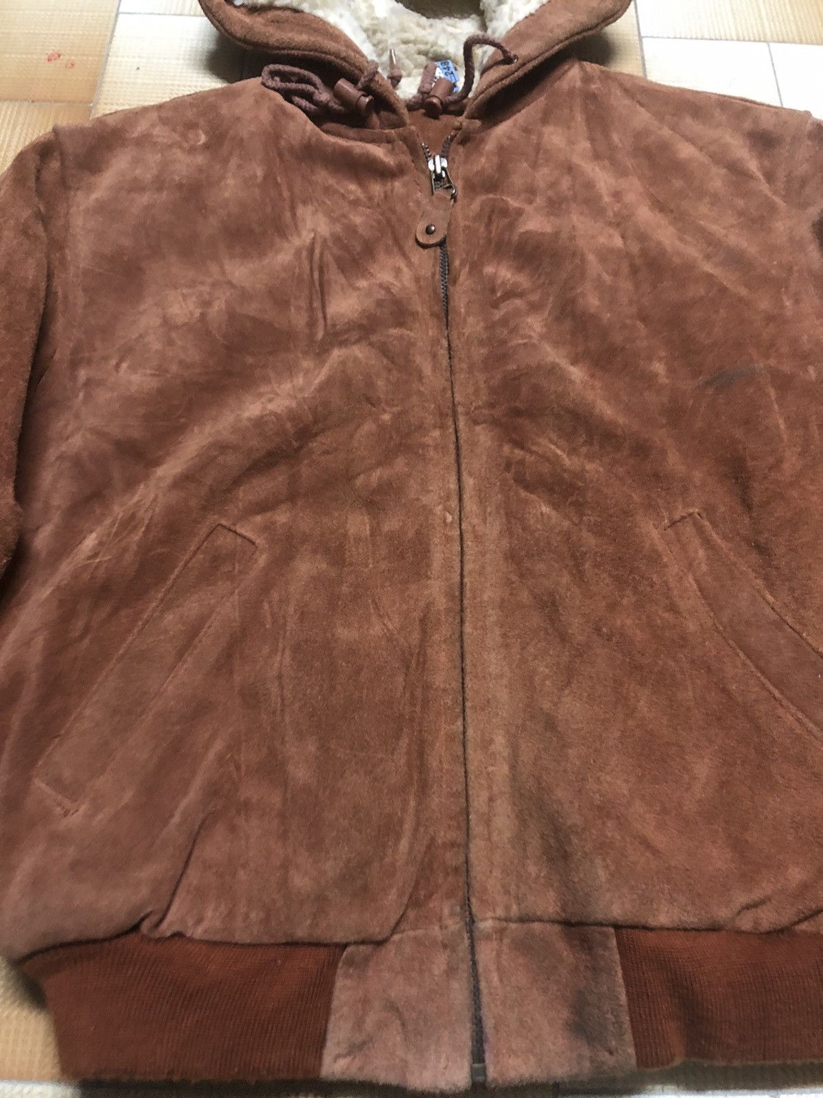 Designer × Vintage 🔥DELETE TODAY❌Vtg Suede Jacket Shearling Custom Size US L / EU 52-54 / 3 - 5 Thumbnail