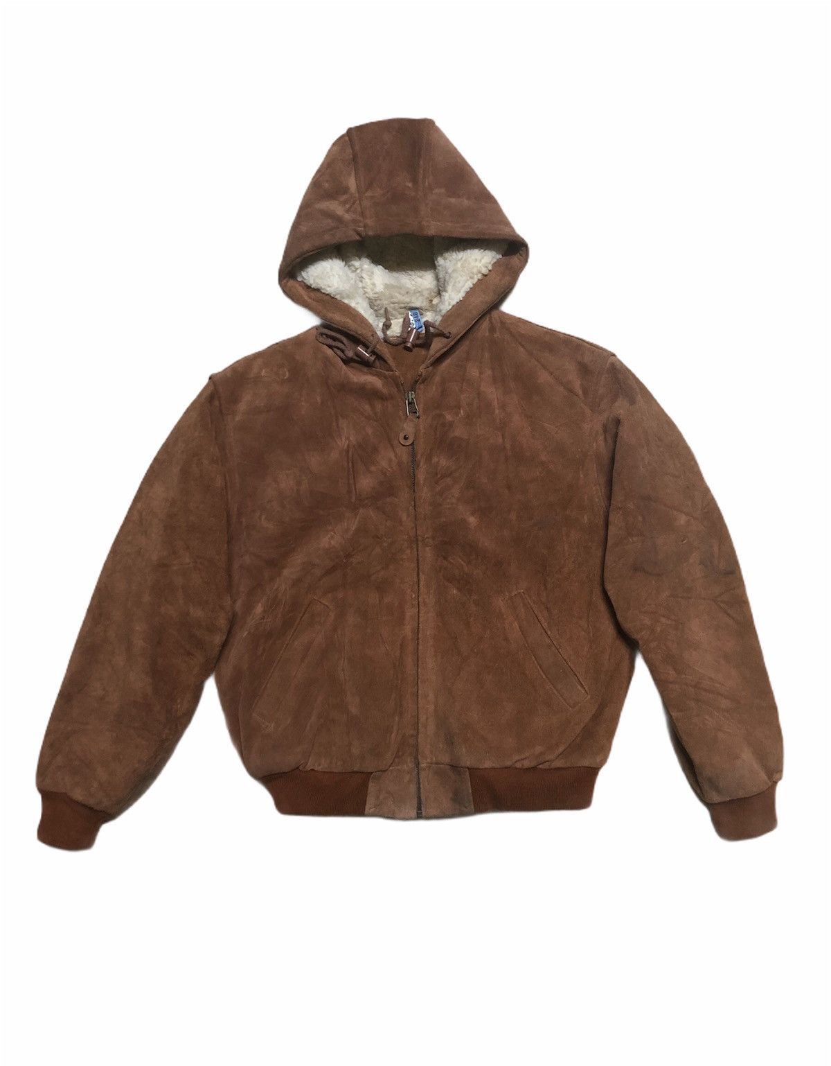 Designer × Vintage 🔥DELETE TODAY❌Vtg Suede Jacket Shearling Custom Size US L / EU 52-54 / 3 - 1 Thumbnail