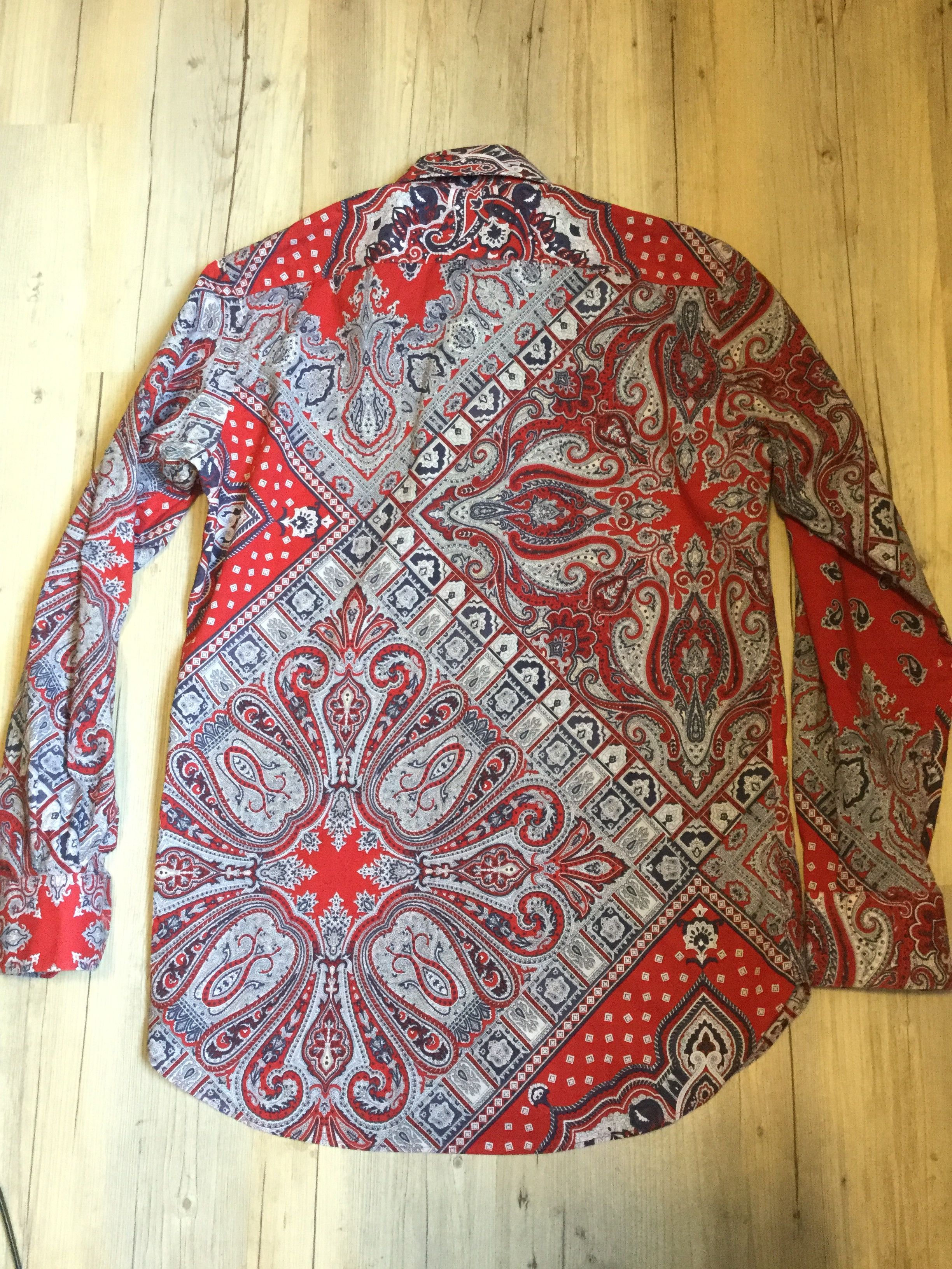 Etro Bandana Paisley shirt.Like Gucci or Visvim shirts Size US S / EU 44-46 / 1 - 3 Thumbnail