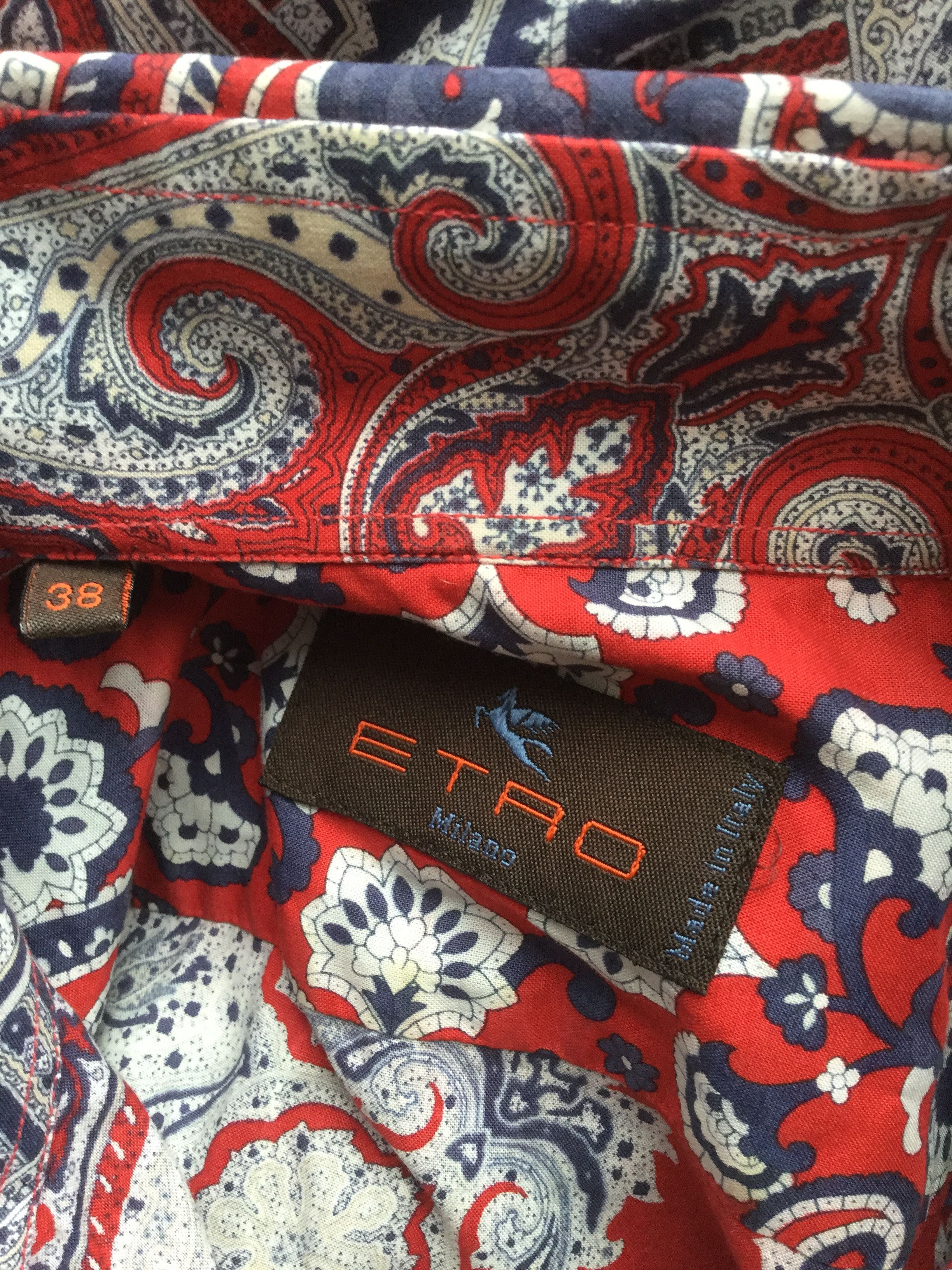 Etro Bandana Paisley shirt.Like Gucci or Visvim shirts Size US S / EU 44-46 / 1 - 2 Thumbnail