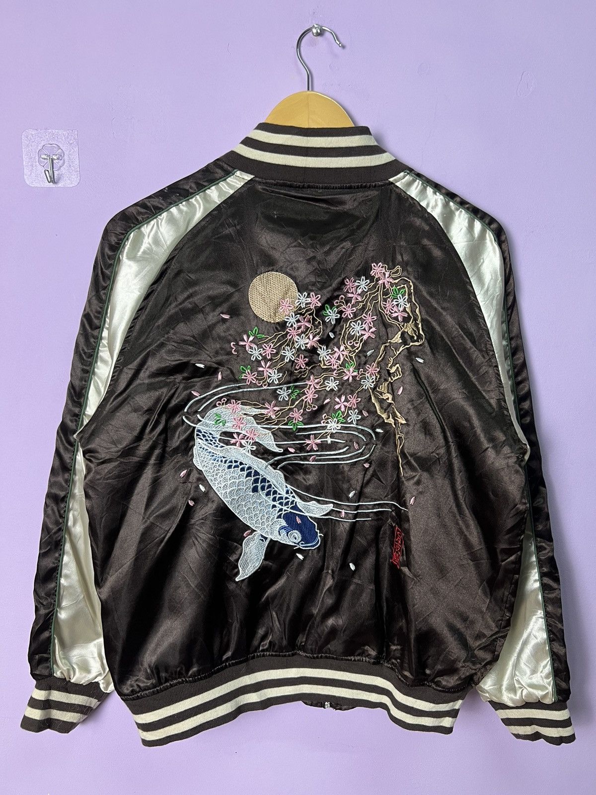 Japanese Brand 🔥Embroidery Koi Fish Sukajan Jackets Size US S / EU 44-46 / 1 - 12 Thumbnail
