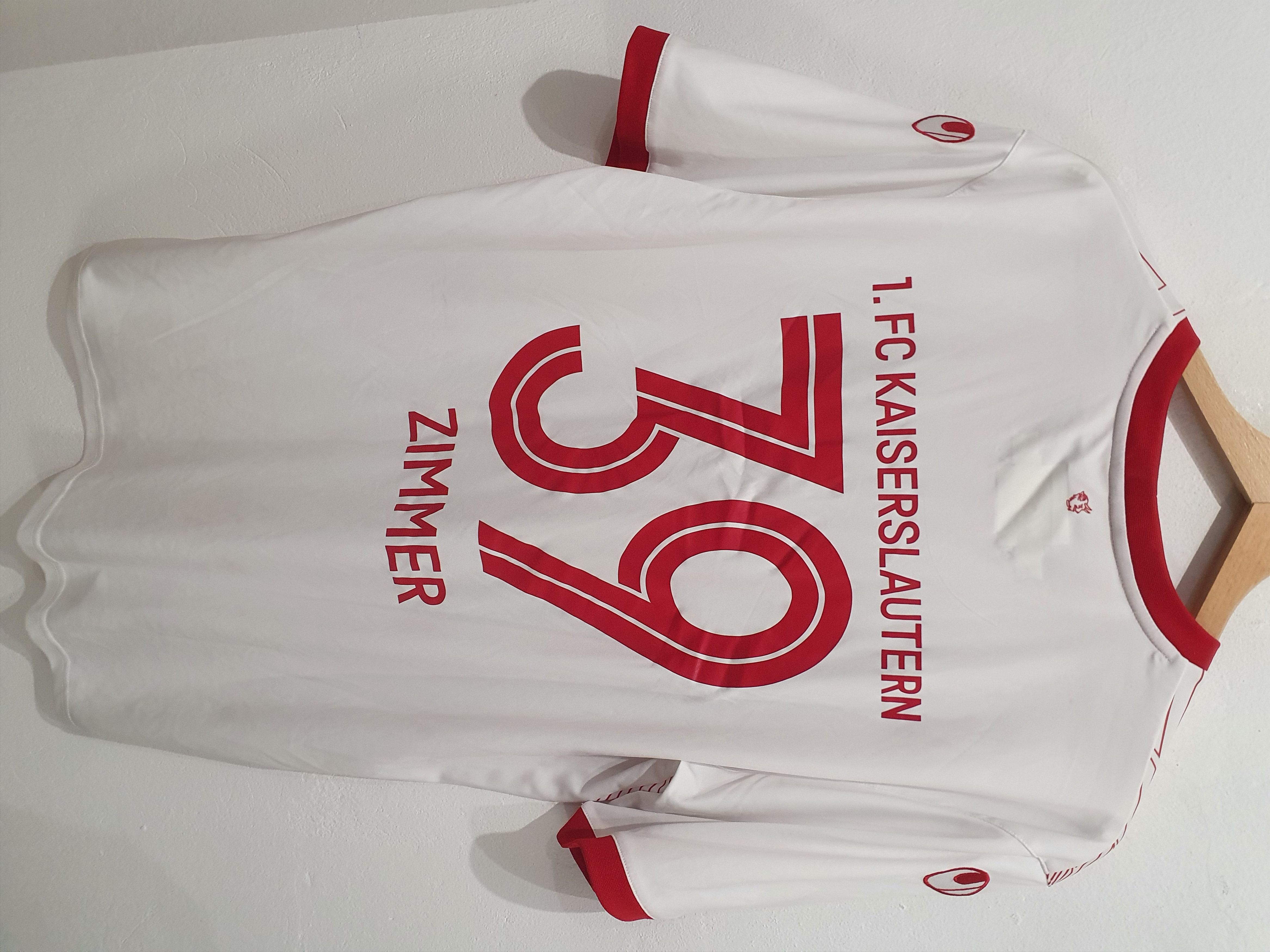 image of Jersey x Soccer Jersey Zimmer Uhlsport Fc Kaiserslautern Size XL Shirt in White, Men's