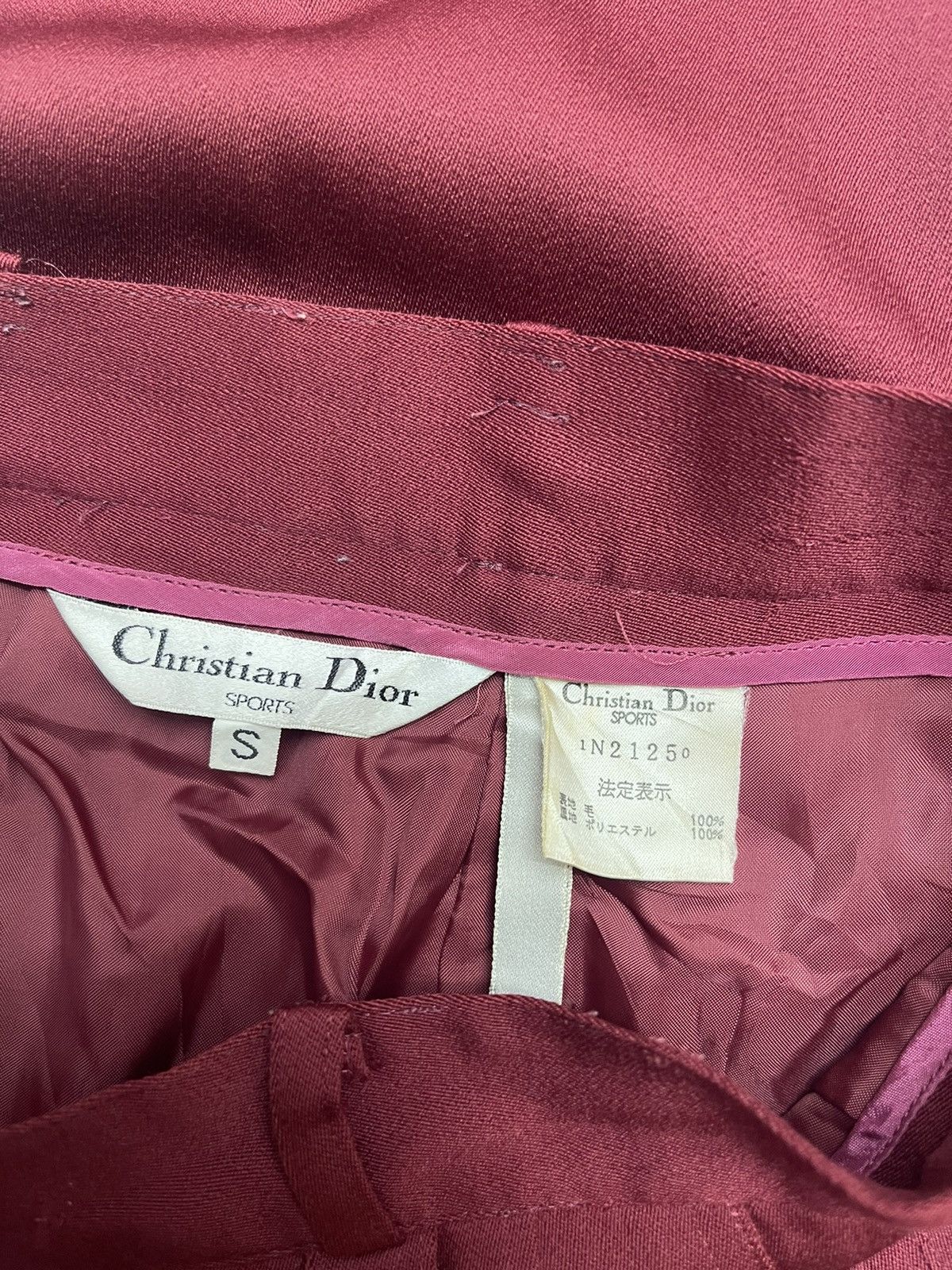 Christian Dior Monsieur Christian Dior High Waist Trousers Pants Size 28" / US 6 / IT 42 - 11 Thumbnail