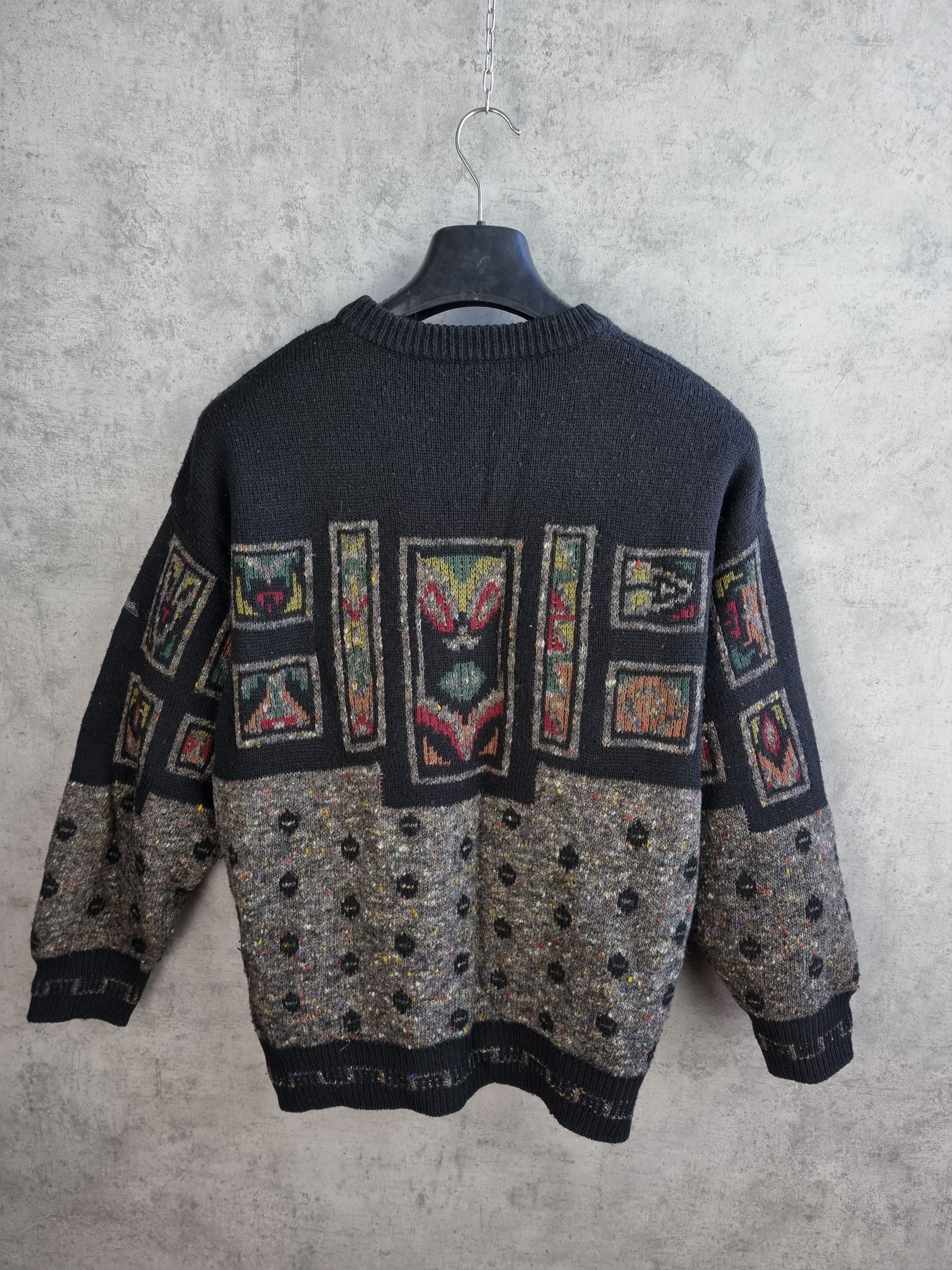 Hugo Boss 90s Rare HUGO BOSS Creation Wool Knitted Sweater Size US L / EU 52-54 / 3 - 4 Thumbnail