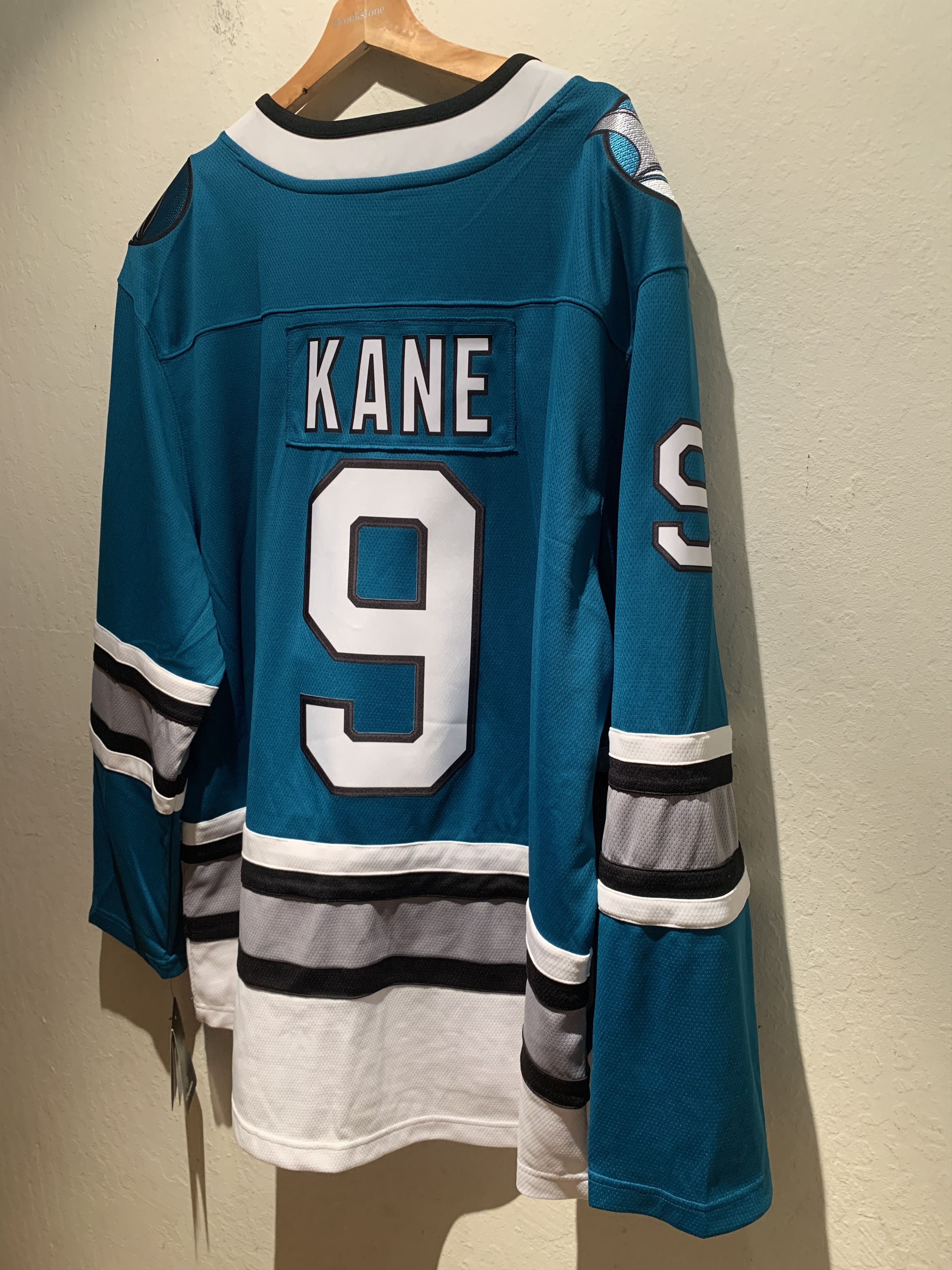 NHL *RARE* New San Jose Sharks Evander Kane #9 NHL Jersey Size US XL / EU 56 / 4 - 6 Thumbnail