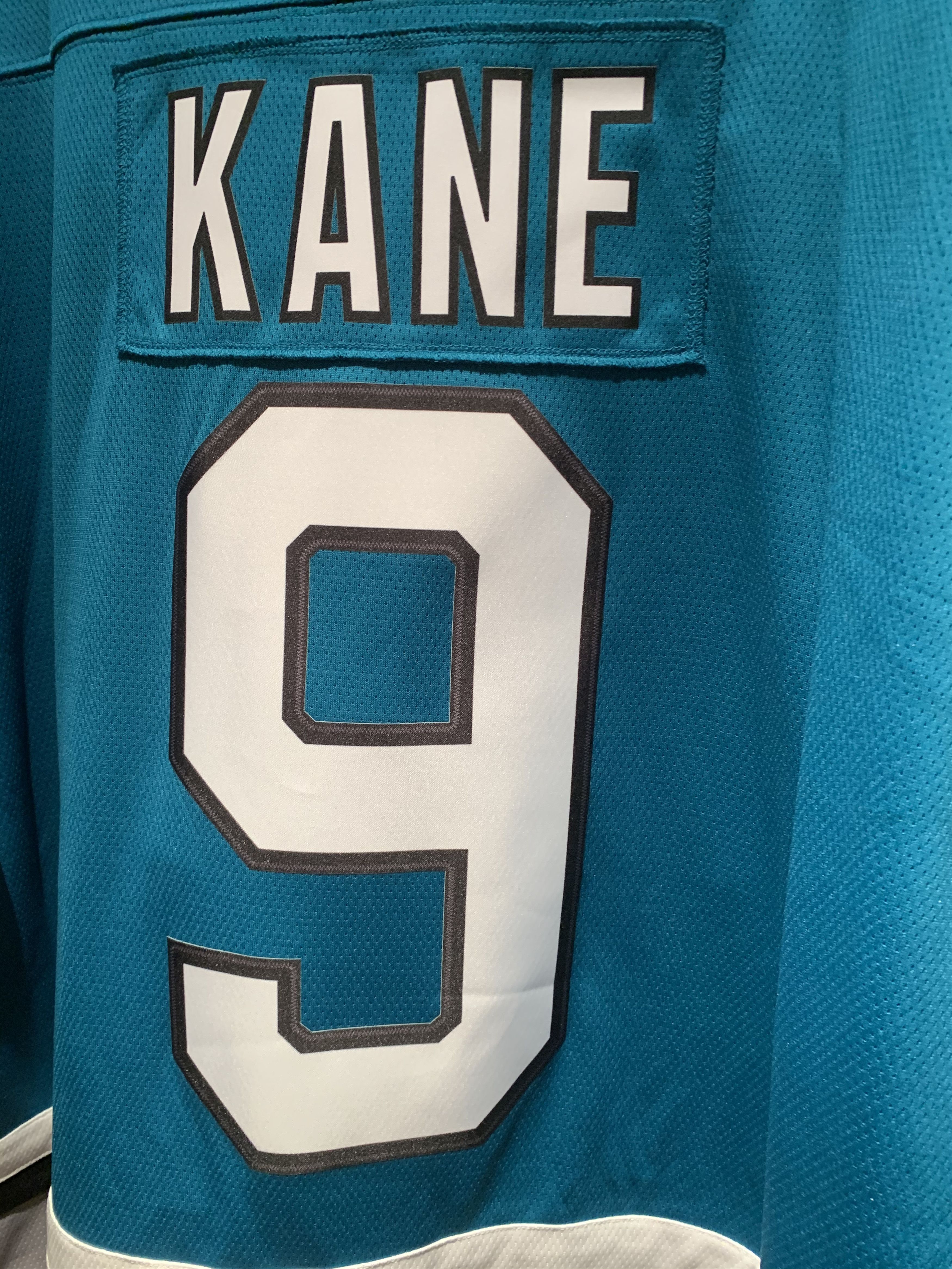 NHL *RARE* New San Jose Sharks Evander Kane #9 NHL Jersey Size US XL / EU 56 / 4 - 7 Thumbnail