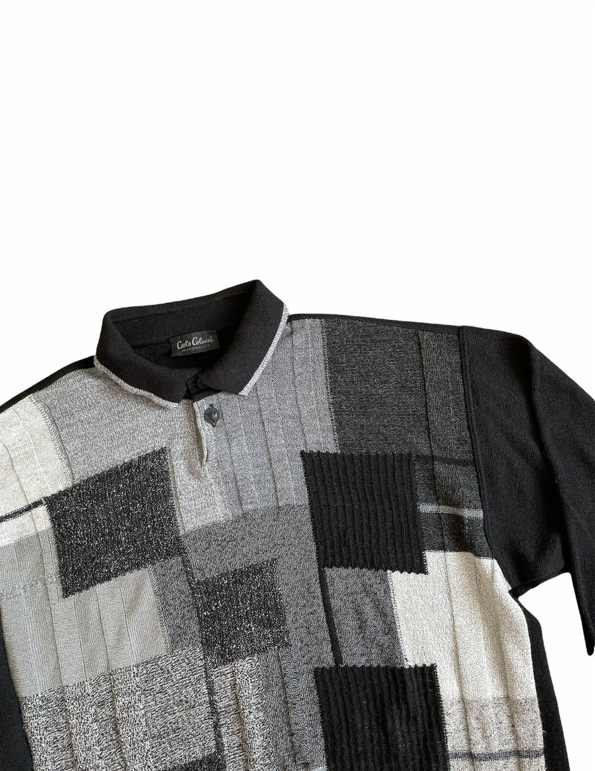 Carlo Colucci Vintage Carlo Colucci knit sweater polo Size US XL / EU 56 / 4 - 2 Thumbnail