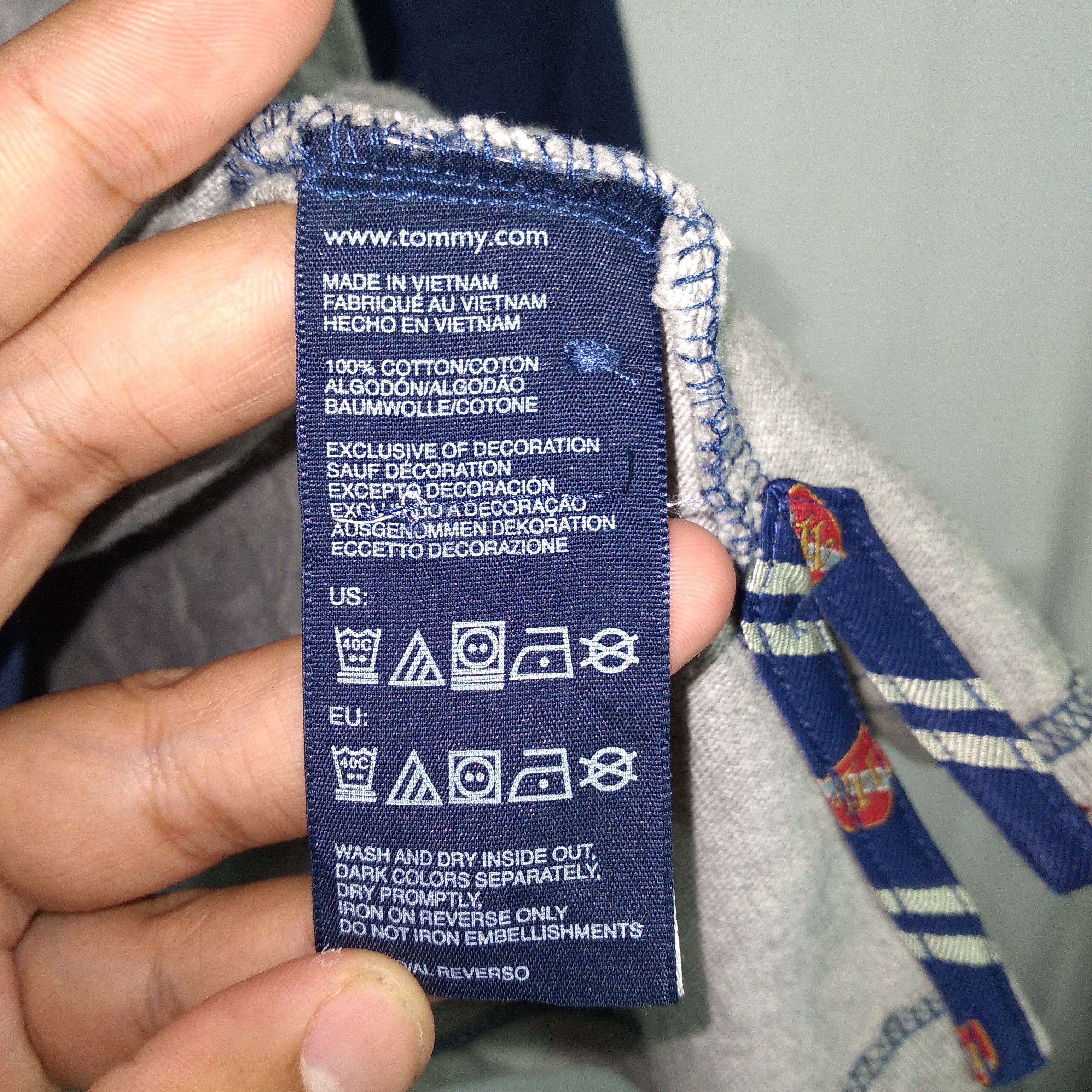 Tommy Hilfiger × Vintage Tommy Hilfiger Embroidery Logo Two Colours Polo Shirts Size US L / EU 52-54 / 3 - 8 Thumbnail