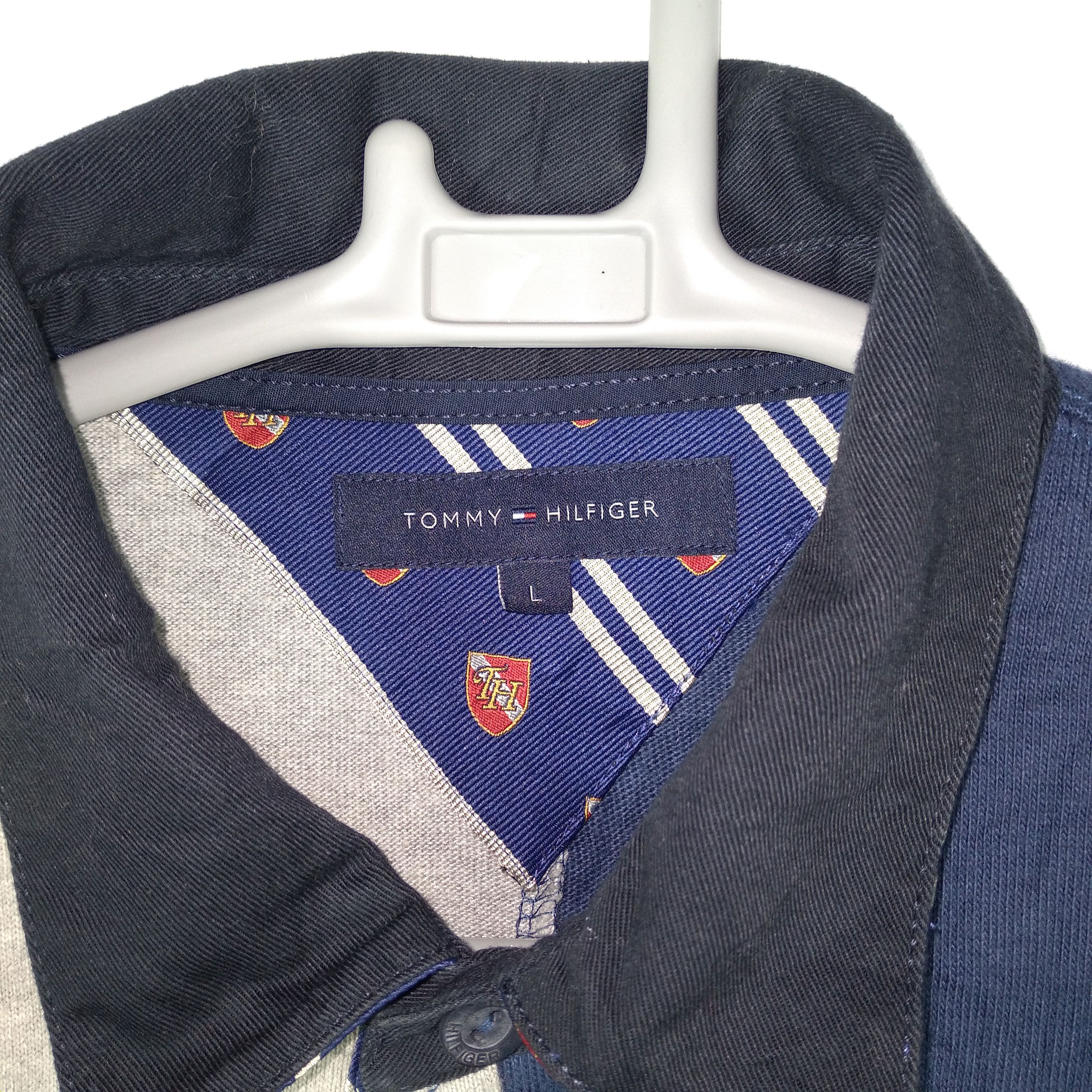 Tommy Hilfiger × Vintage Tommy Hilfiger Embroidery Logo Two Colours Polo Shirts Size US L / EU 52-54 / 3 - 9 Thumbnail