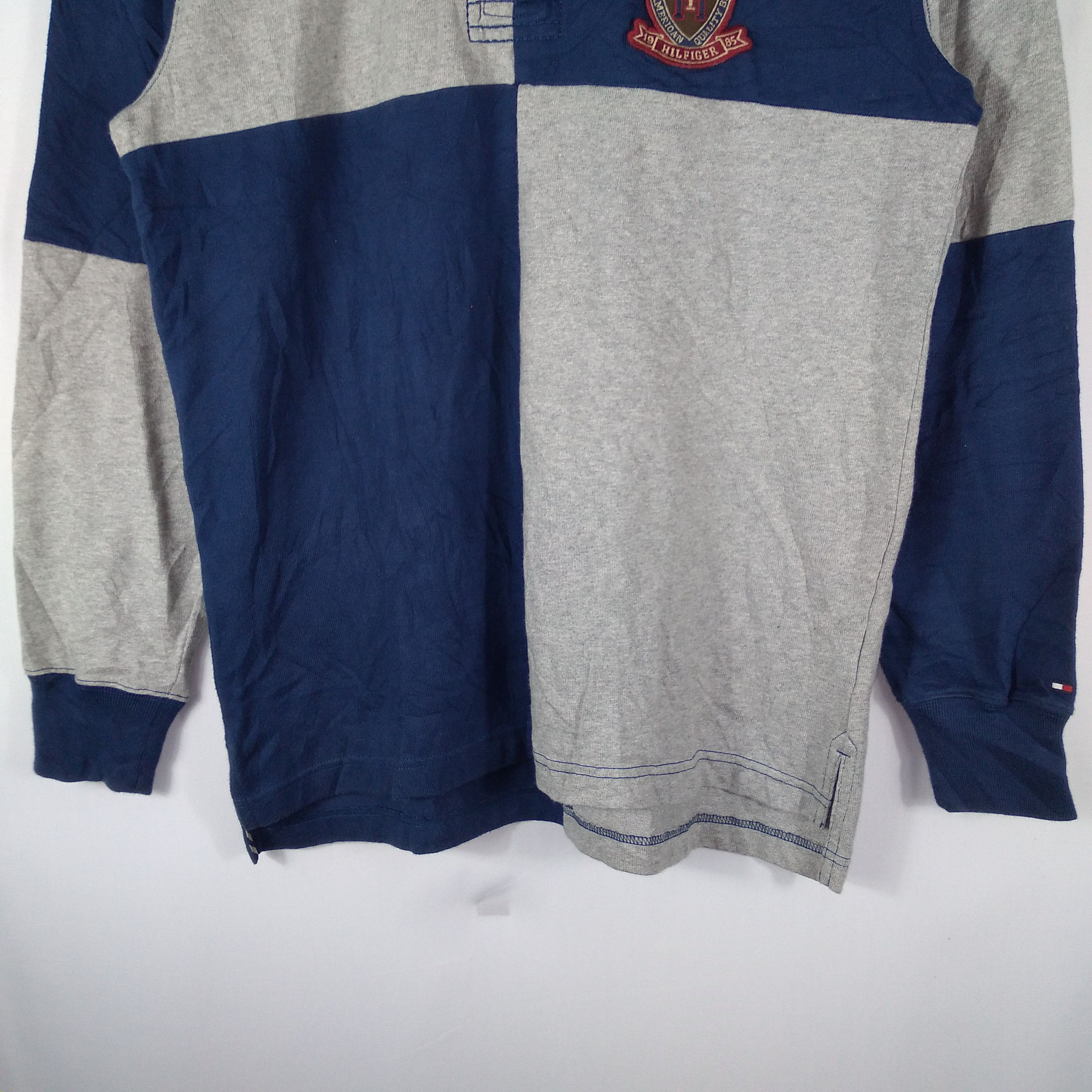 Tommy Hilfiger × Vintage Tommy Hilfiger Embroidery Logo Two Colours Polo Shirts Size US L / EU 52-54 / 3 - 3 Thumbnail