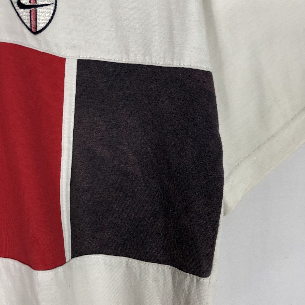 Nike × Vintage Vintage 90s Nike Tri Colour Polos Shirts Size US L / EU 52-54 / 3 - 10 Thumbnail