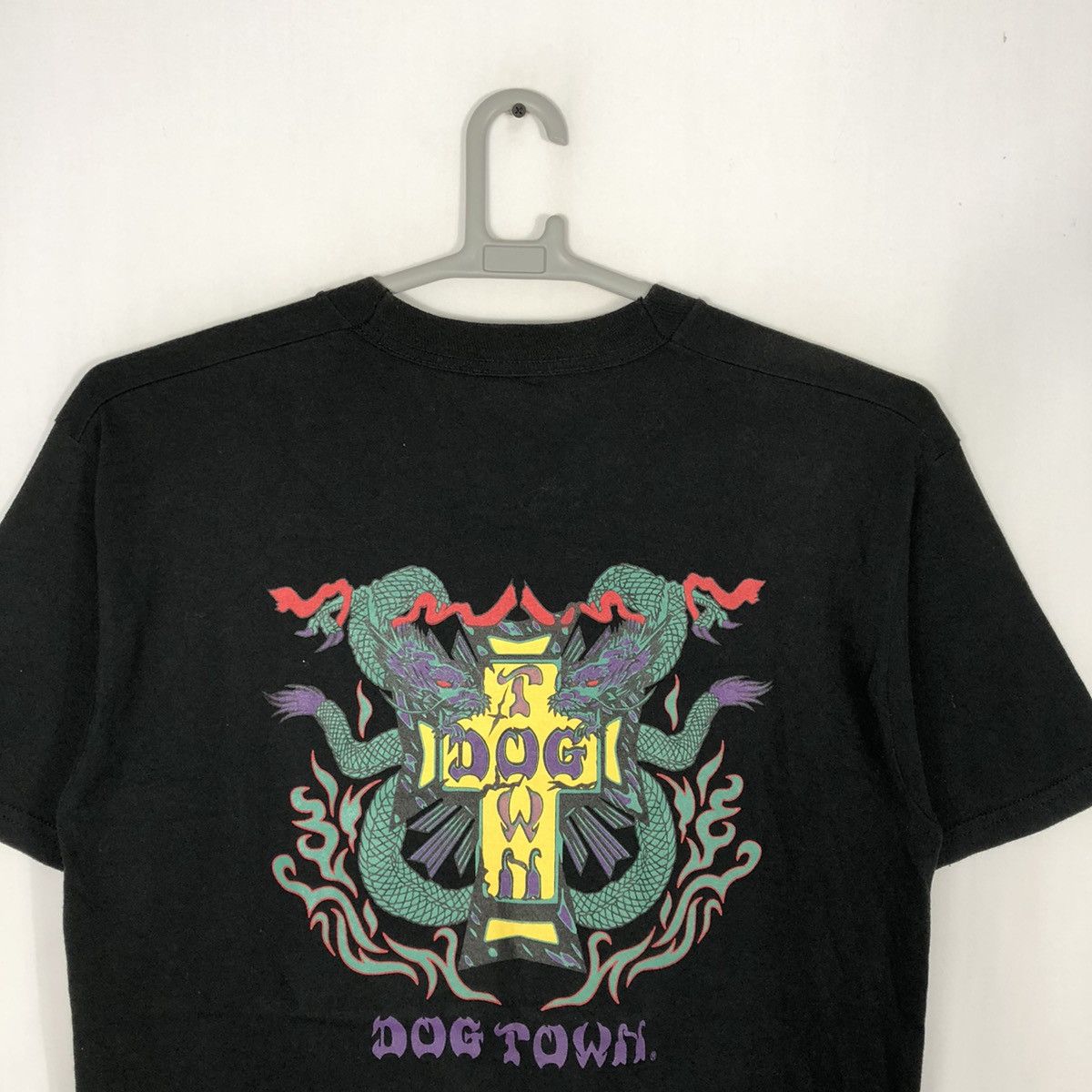 Dogtown × Japanese Brand × Vintage 🔥Sick🔥90s Dogtown Big Dragon Raptees Design Promo Skate Tee Size US L / EU 52-54 / 3 - 2 Thumbnail