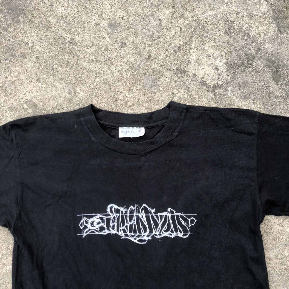 Designer × Vintage × agnes b. 🔥Rare🔥Vintage 90s Agnes B. Multiples Signature Fashion Tee Size US XS / EU 42 / 0 - 2 Thumbnail