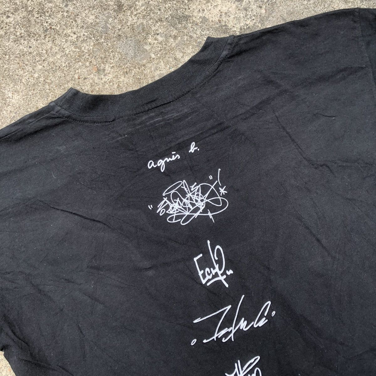 Designer × Vintage × agnes b. 🔥Rare🔥Vintage 90s Agnes B. Multiples Signature Fashion Tee Size US XS / EU 42 / 0 - 5 Thumbnail