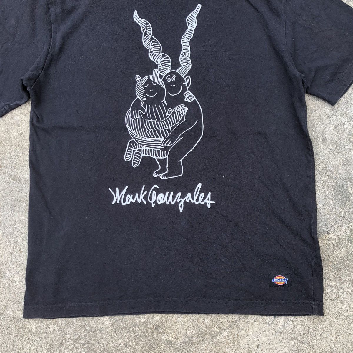 Dickies × Vintage 🔥Rare🔥Vintage Dickies X Mark Gonzalez Art Work Skate Tee Size US L / EU 52-54 / 3 - 3 Thumbnail