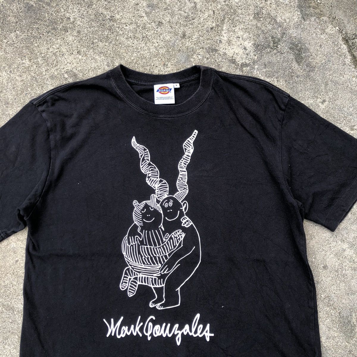 Dickies × Vintage 🔥Rare🔥Vintage Dickies X Mark Gonzalez Art Work Skate Tee Size US L / EU 52-54 / 3 - 2 Thumbnail