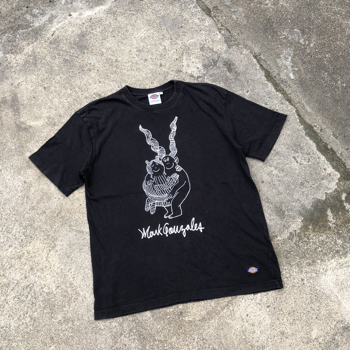 Dickies × Vintage 🔥Rare🔥Vintage Dickies X Mark Gonzalez Art Work Skate Tee Size US L / EU 52-54 / 3 - 1 Thumbnail