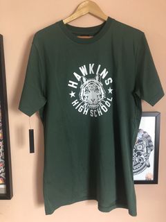 Stranger Things X Nike Hawkins High School Navy T-Shirt Medium