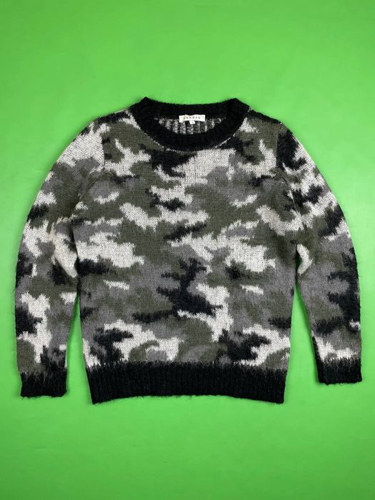 Sandro SANDRO Paris Camo Mohair Sweater