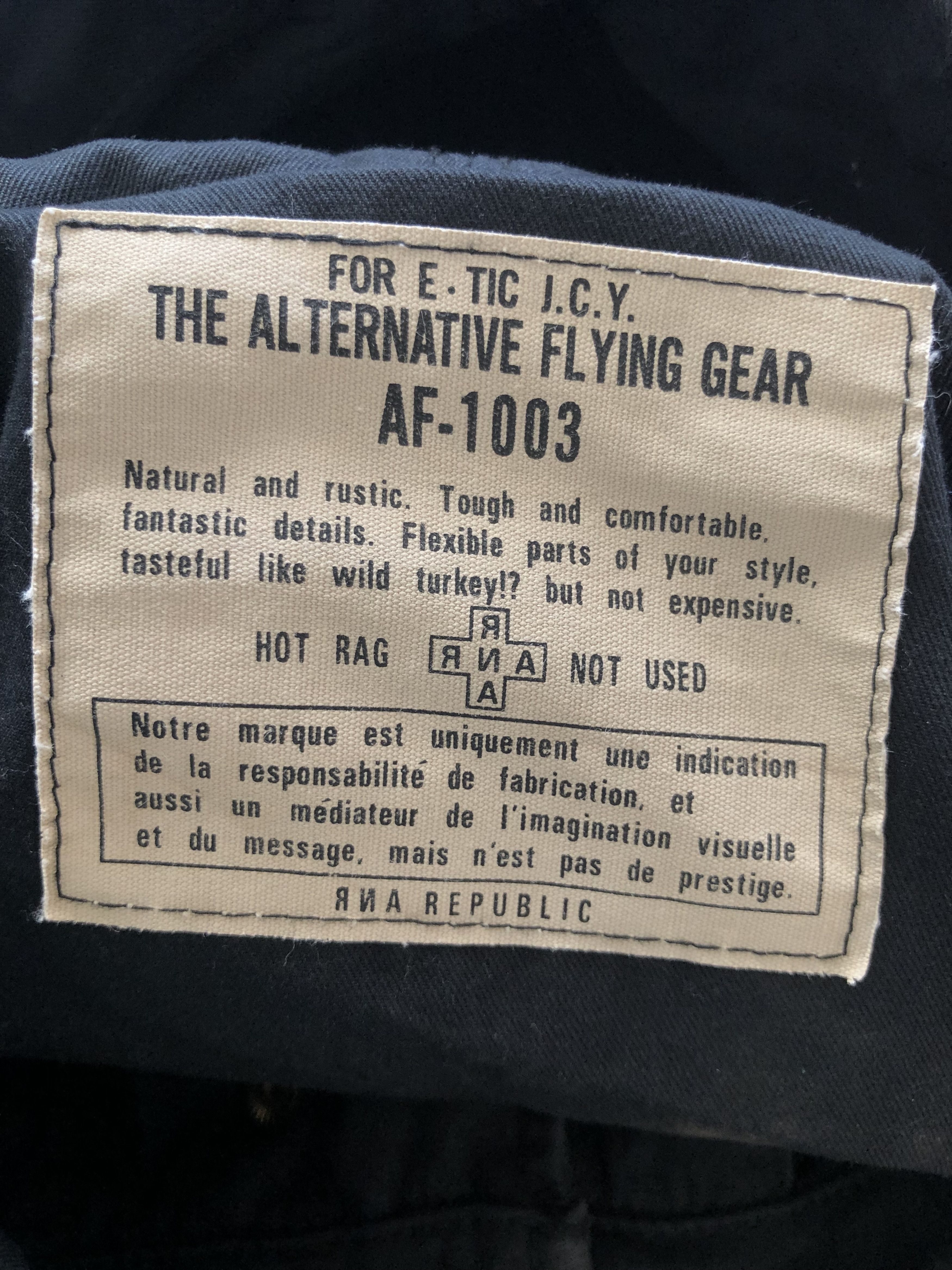 Japanese Brand RNA FLYING AF-1003 PUNK MOTIVES SEDITIONARIES JACKET Size US M / EU 48-50 / 2 - 12 Thumbnail