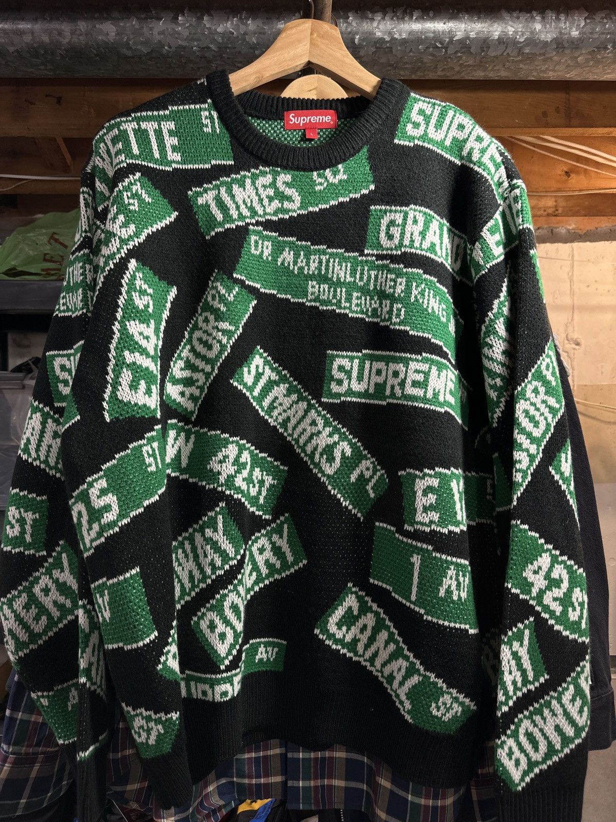 Supreme Street Signs Sweater 
