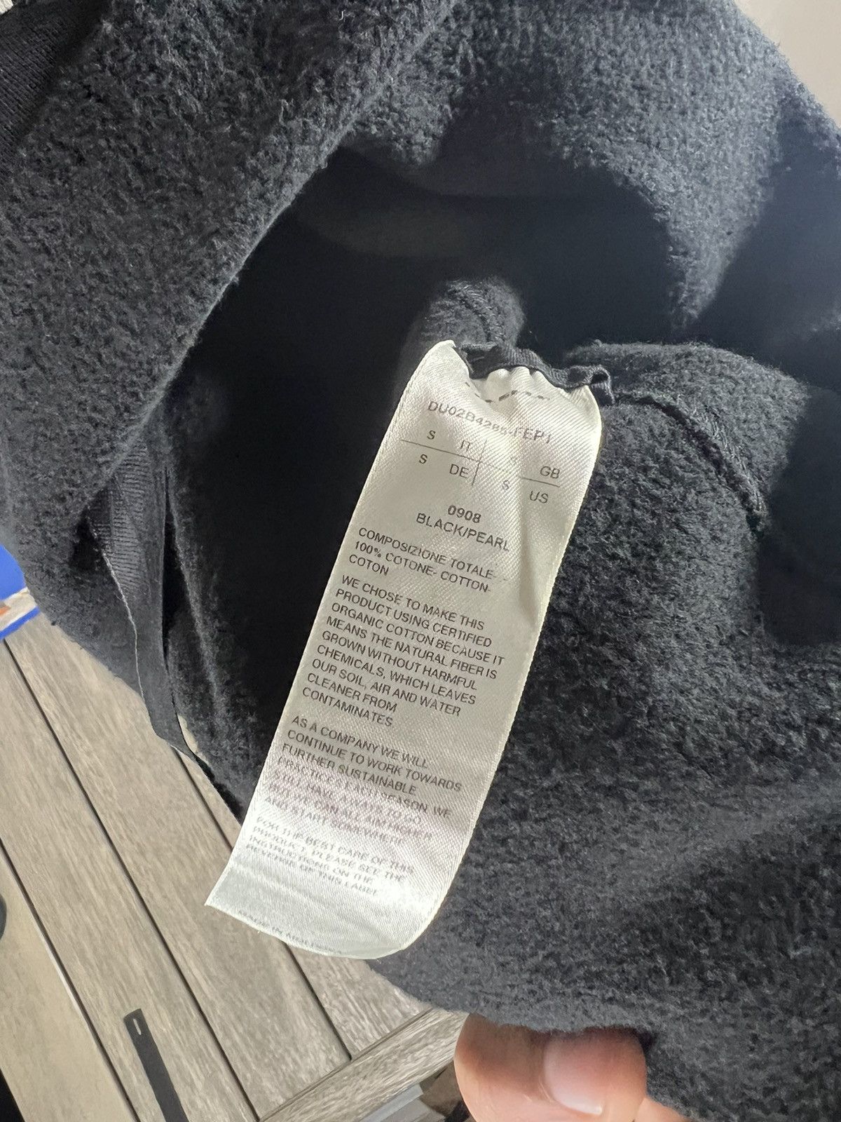 Rick Owens Drkshdw Rick Owen Drkshdw Jason’s Ephemerism Black Hoodie Size US S / EU 44-46 / 1 - 6 Thumbnail