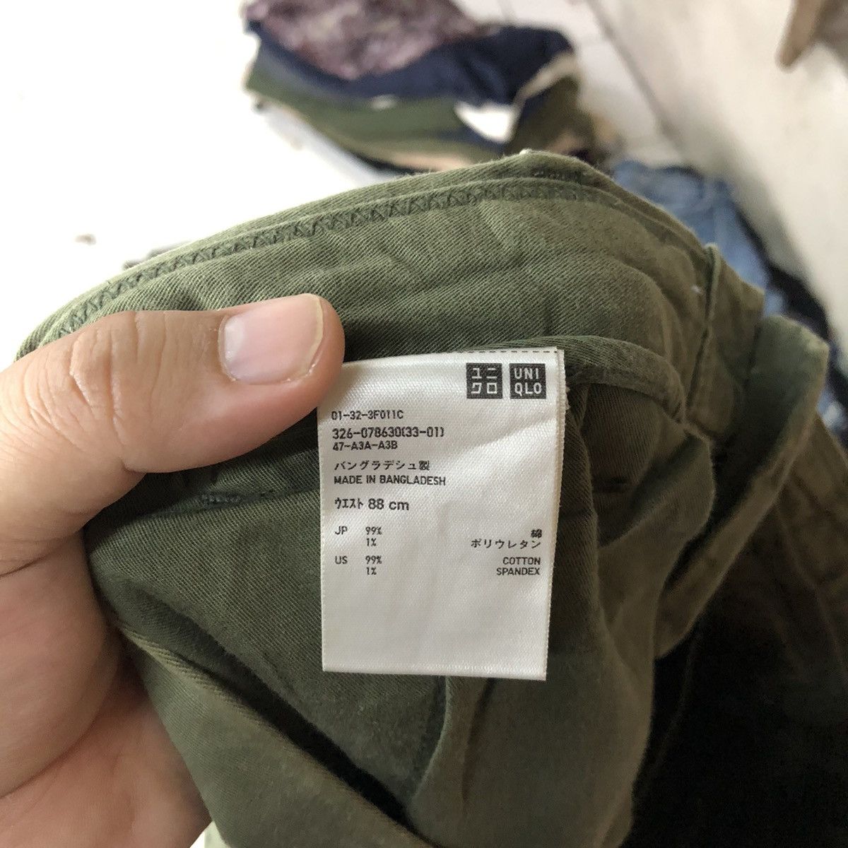 Uniqlo Japanese Branded Multipocket Uniqlo Green Cargo Pants #925 Size US 34 / EU 50 - 15 Thumbnail
