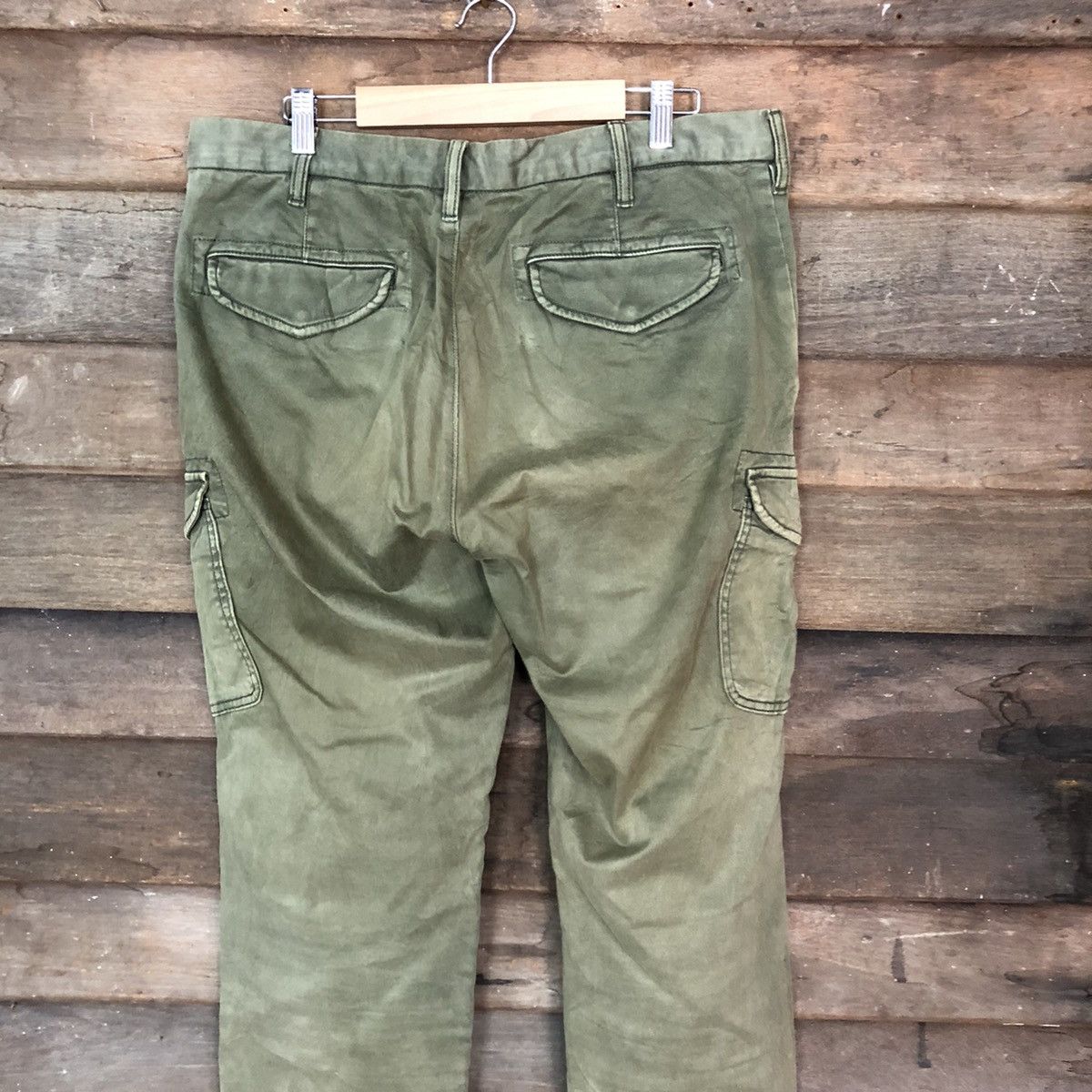 Uniqlo Japanese Branded Multipocket Uniqlo Green Cargo Pants #925 Size US 34 / EU 50 - 11 Thumbnail