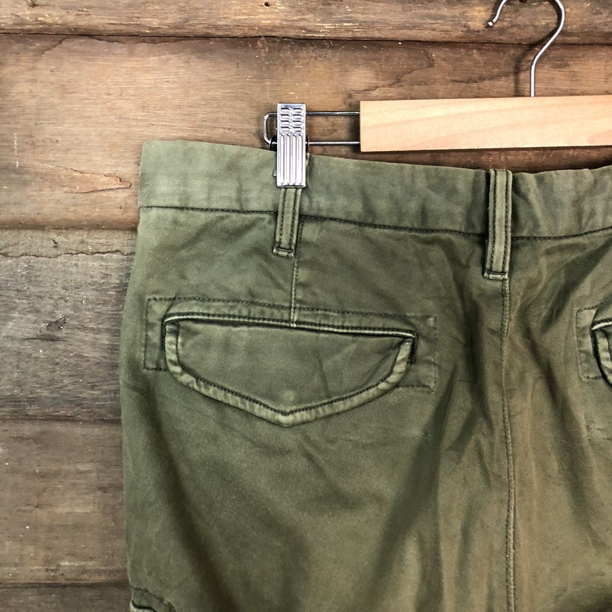 Uniqlo Japanese Branded Multipocket Uniqlo Green Cargo Pants #925 Size US 34 / EU 50 - 13 Thumbnail