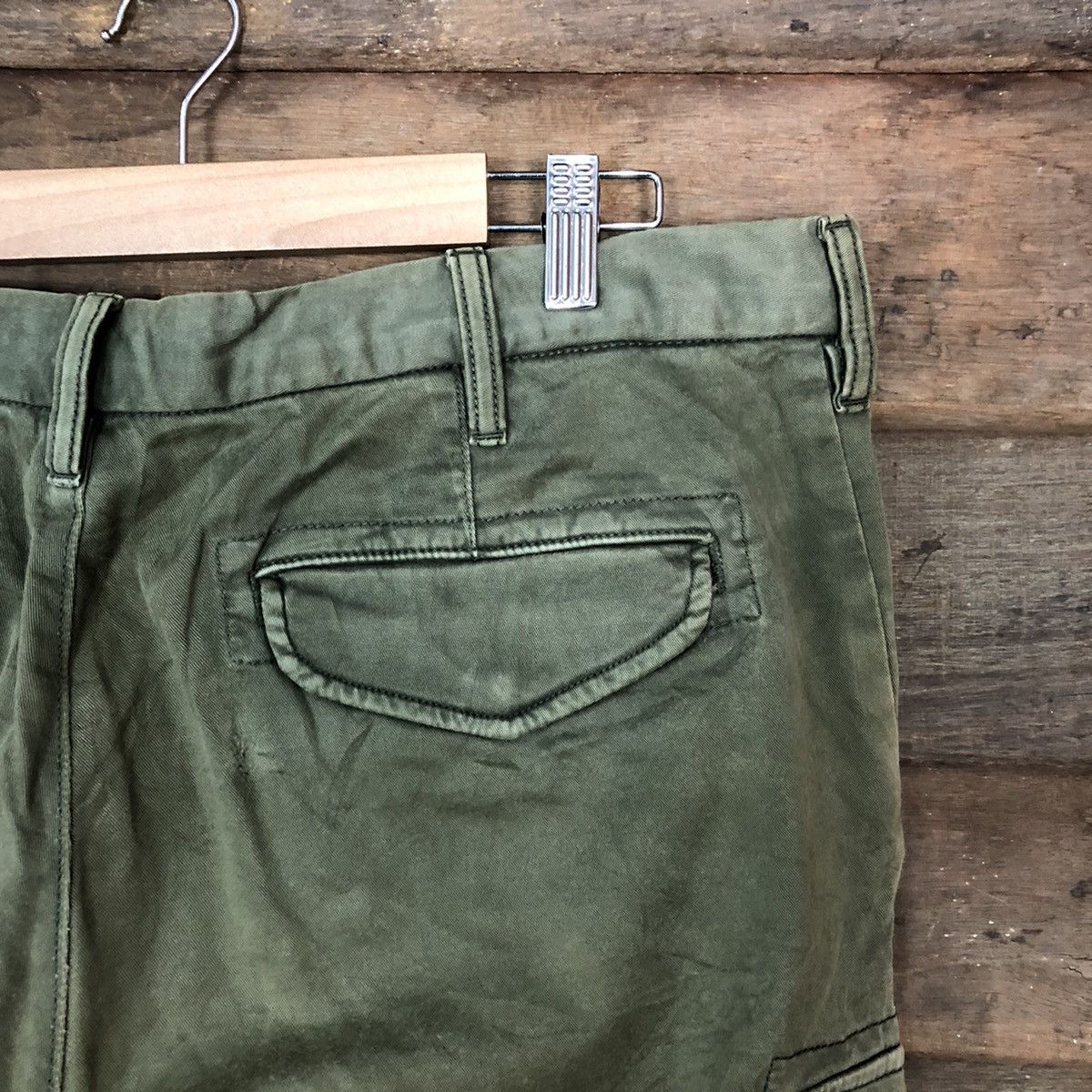 Uniqlo Japanese Branded Multipocket Uniqlo Green Cargo Pants #925 Size US 34 / EU 50 - 14 Thumbnail