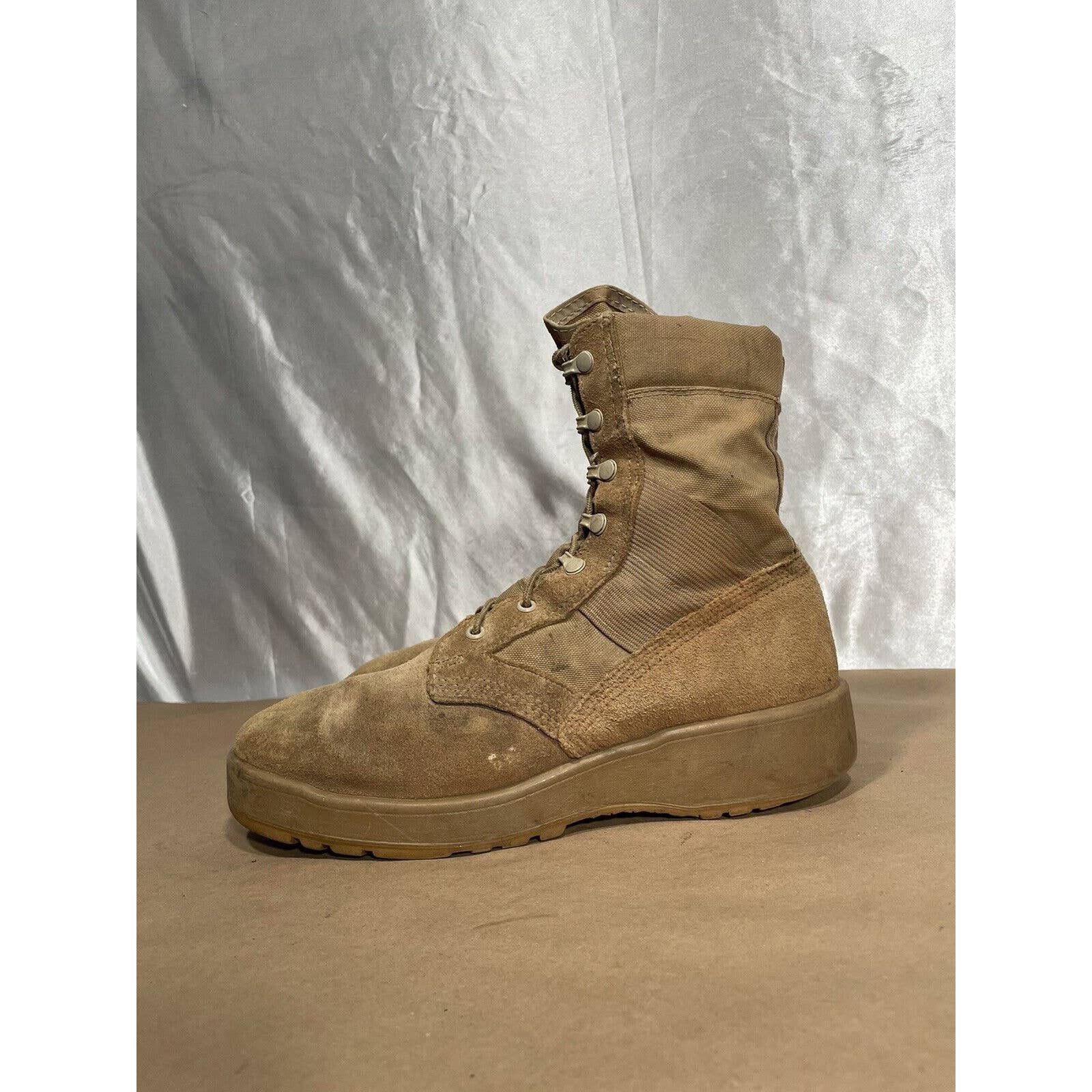 tan nike military boots