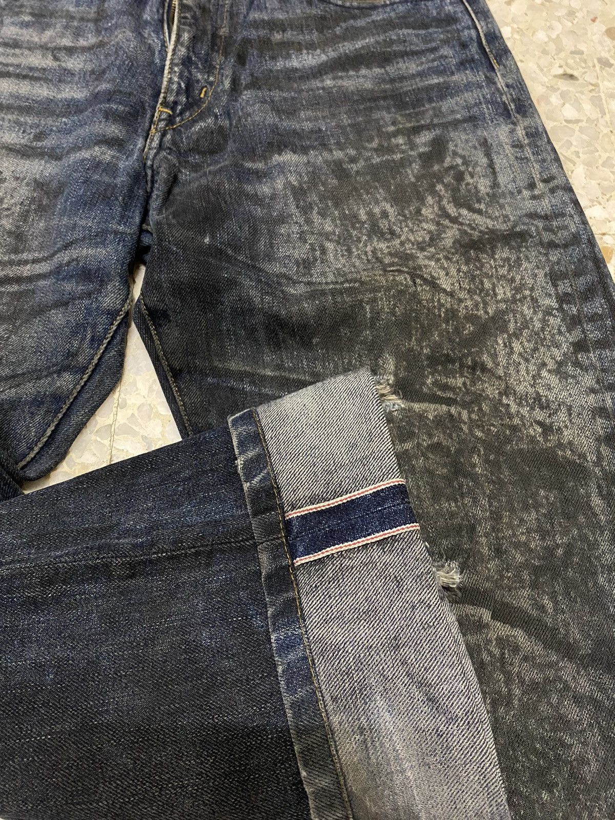 Paul Smith Paul Smith Distressed Denim Pant Design Selvedge Rare Size US 30 / EU 46 - 7 Thumbnail