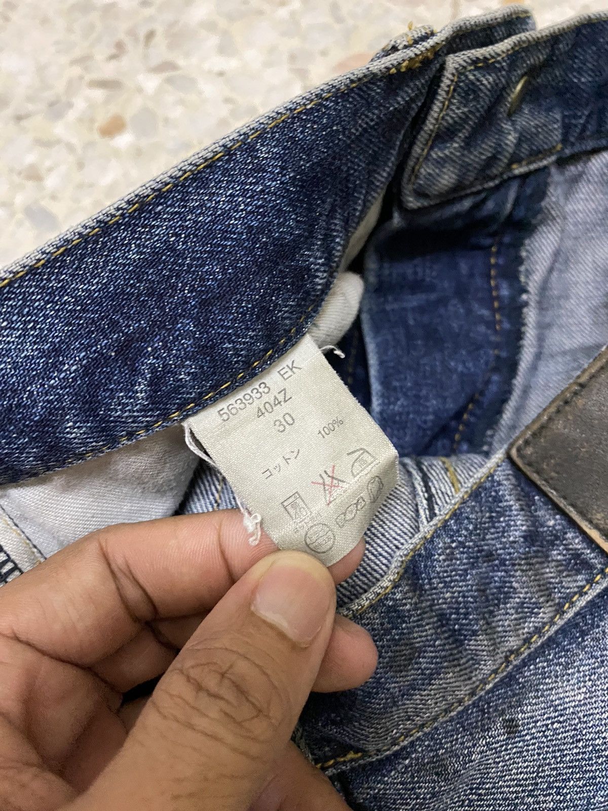 Paul Smith Paul Smith Distressed Denim Pant Design Selvedge Rare Size US 30 / EU 46 - 9 Thumbnail