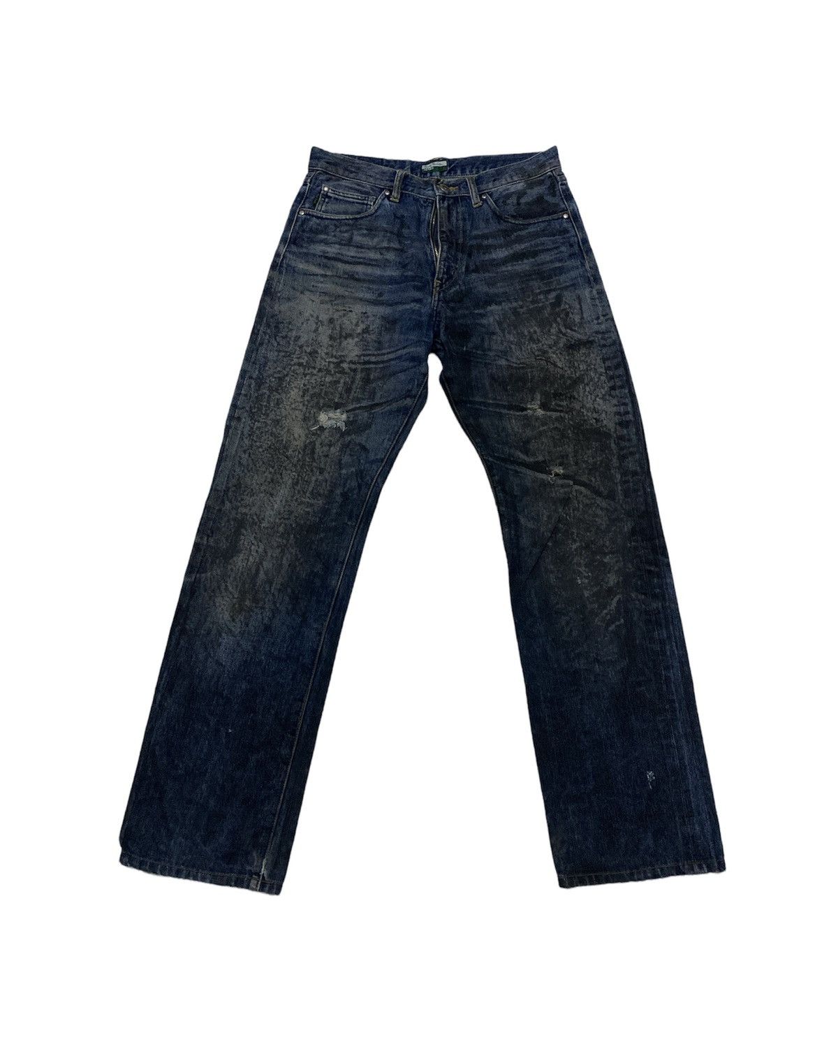 Paul Smith Paul Smith Distressed Denim Pant Design Selvedge Rare Size US 30 / EU 46 - 1 Thumbnail