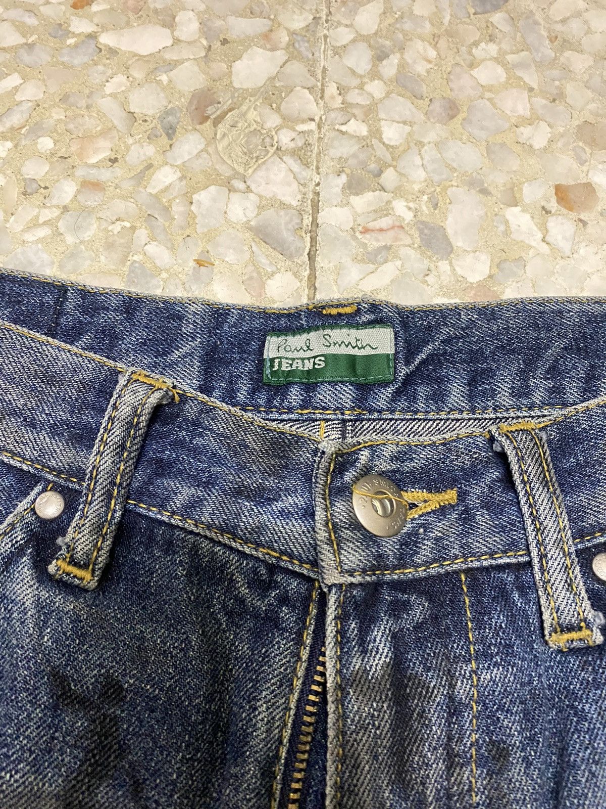 Paul Smith Paul Smith Distressed Denim Pant Design Selvedge Rare Size US 30 / EU 46 - 3 Thumbnail