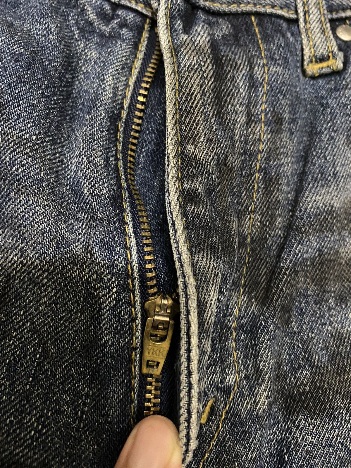 Paul Smith Paul Smith Distressed Denim Pant Design Selvedge Rare Size US 30 / EU 46 - 6 Thumbnail