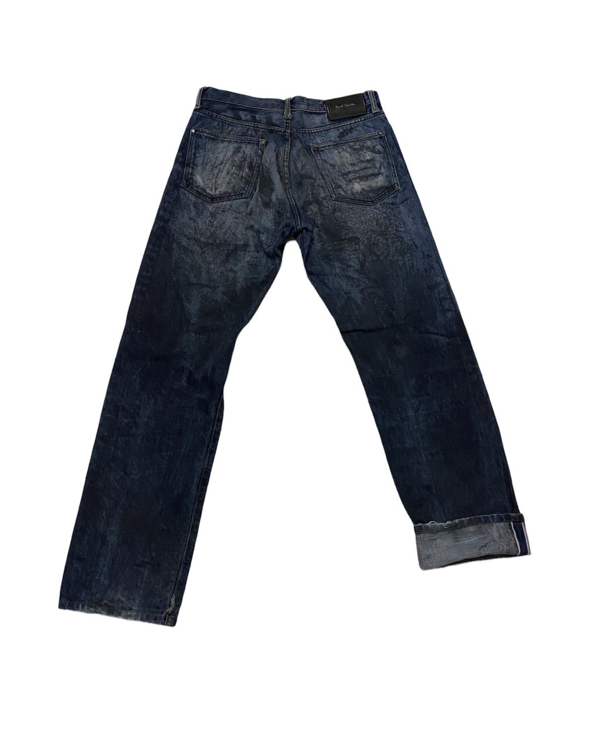 Paul Smith Paul Smith Distressed Denim Pant Design Selvedge Rare Size US 30 / EU 46 - 2 Thumbnail