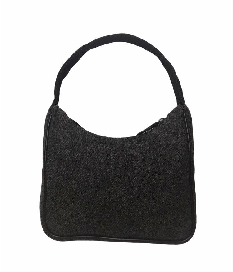 Prada PRADA Hobo Wool Mini Bag Size ONE SIZE - 2 Thumbnail
