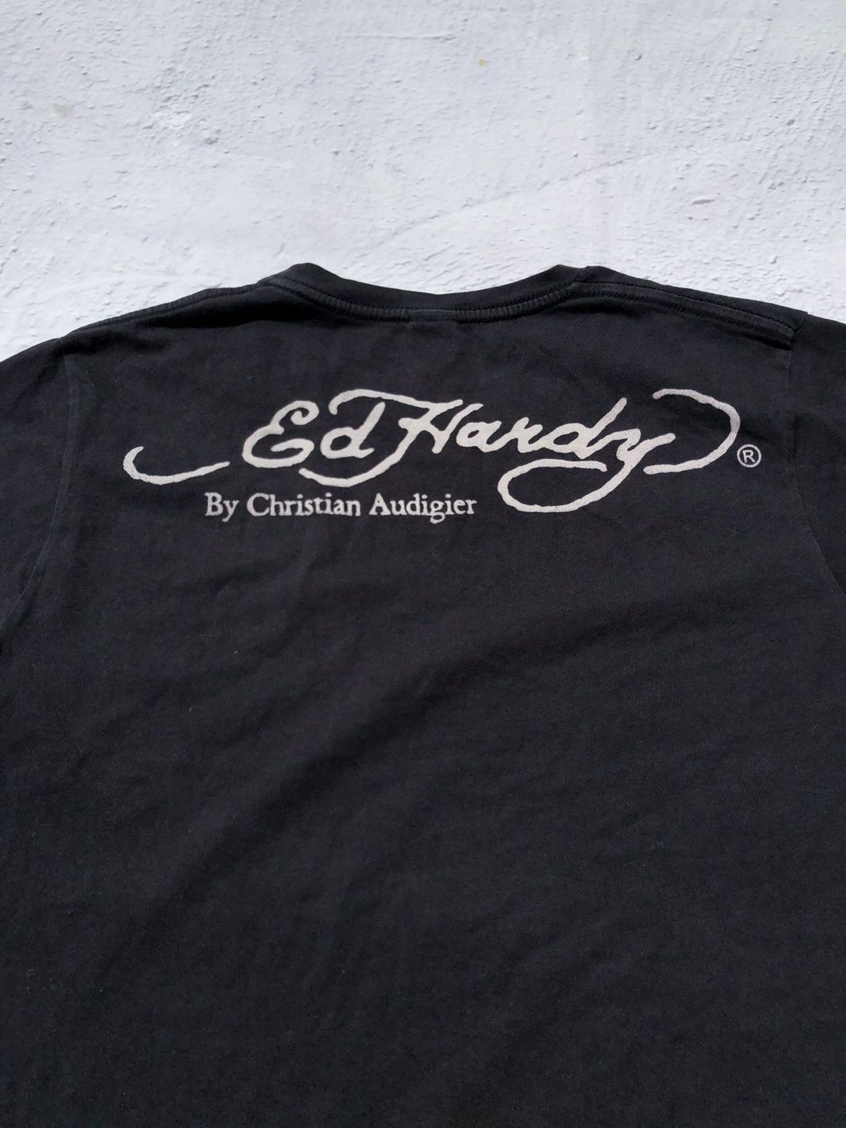 Christian Audigier Ed Hardy Christian Audigier Japanese Style Skull Black Tee Size US M / EU 48-50 / 2 - 13 Thumbnail