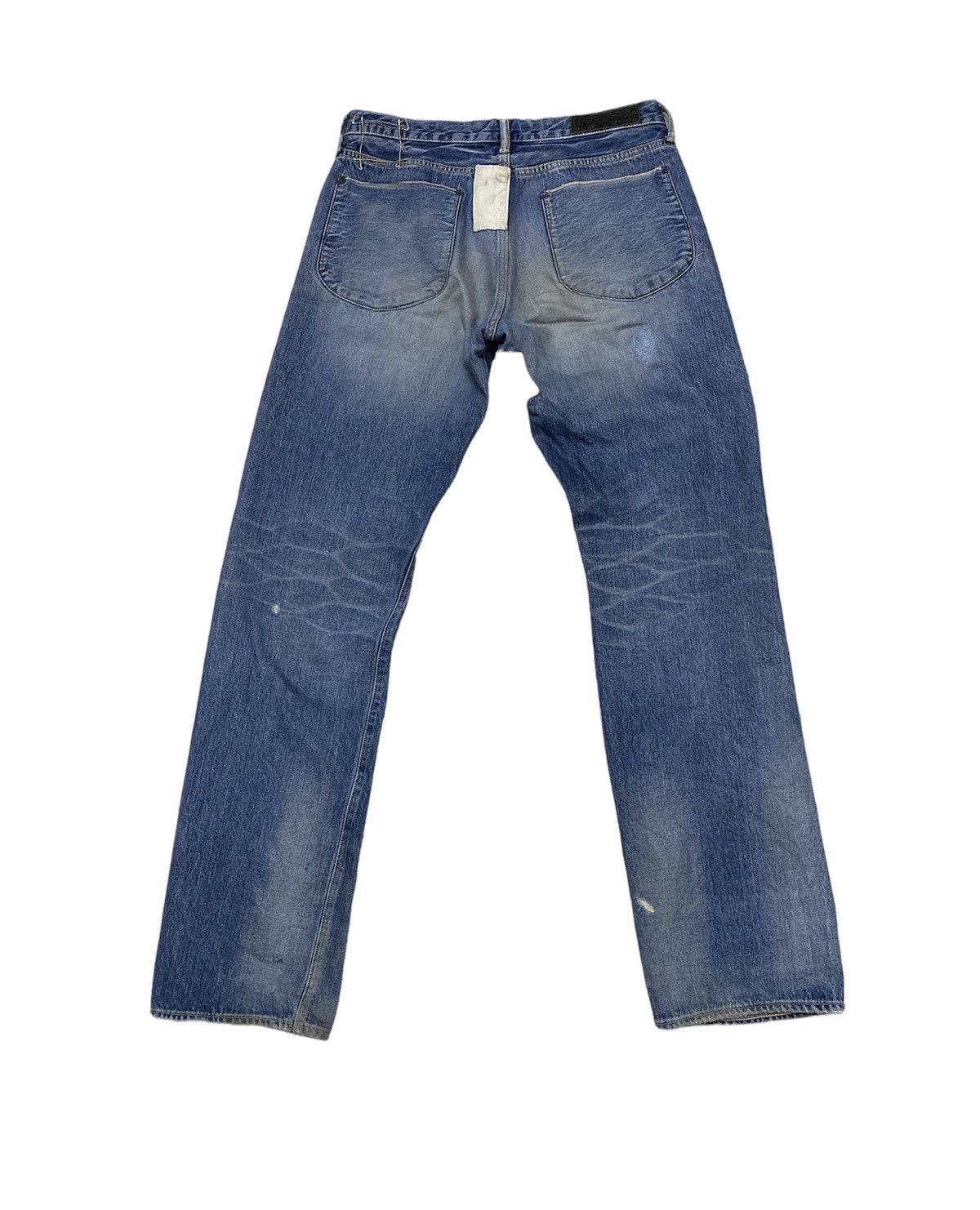 Japanese Brand KuroDenim Selvedge Distressed Rare Selvedge Japan Denim Size US 34 / EU 50 - 2 Thumbnail