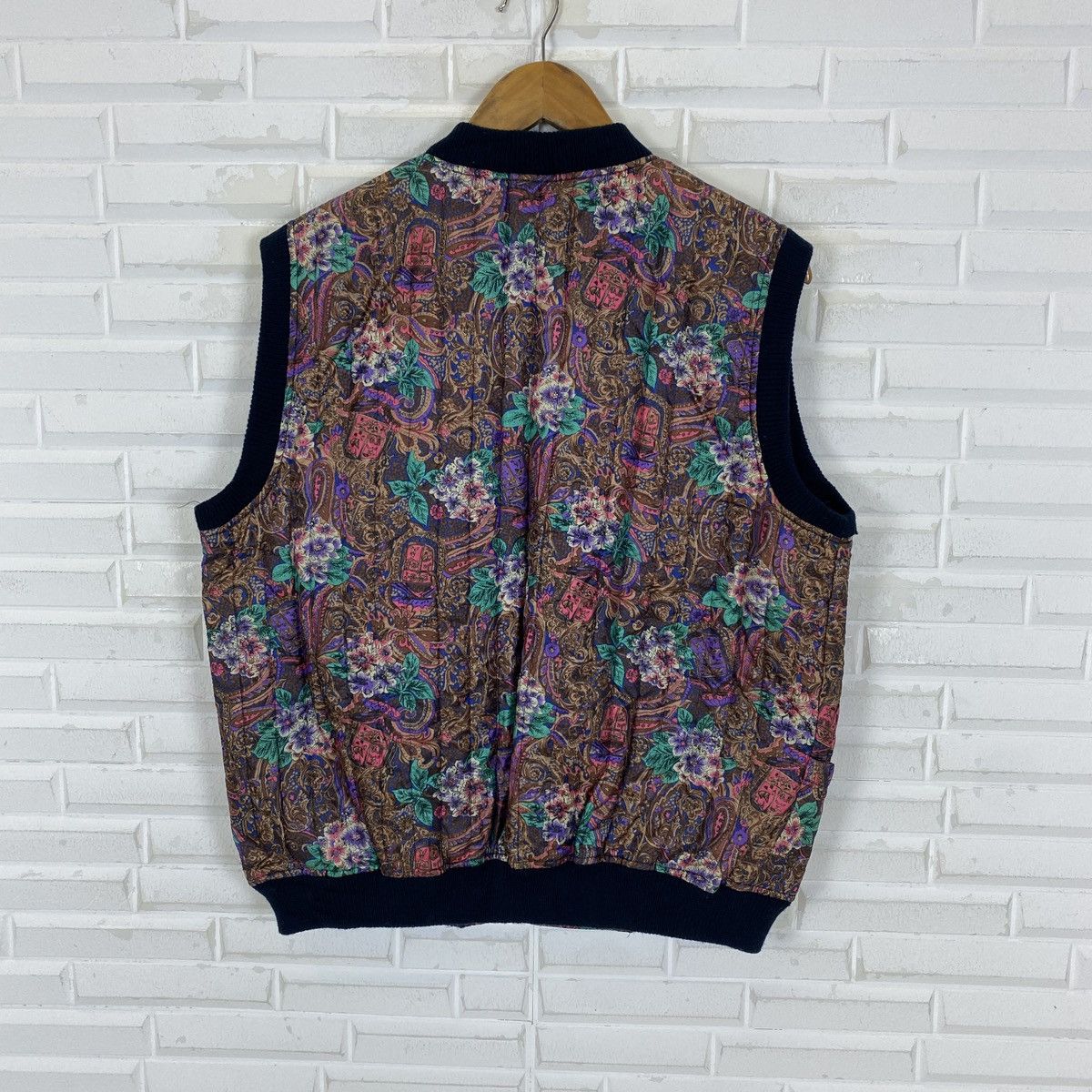 Japanese Brand Japanese Bandana Varsity Vest Size US L / EU 52-54 / 3 - 6 Thumbnail