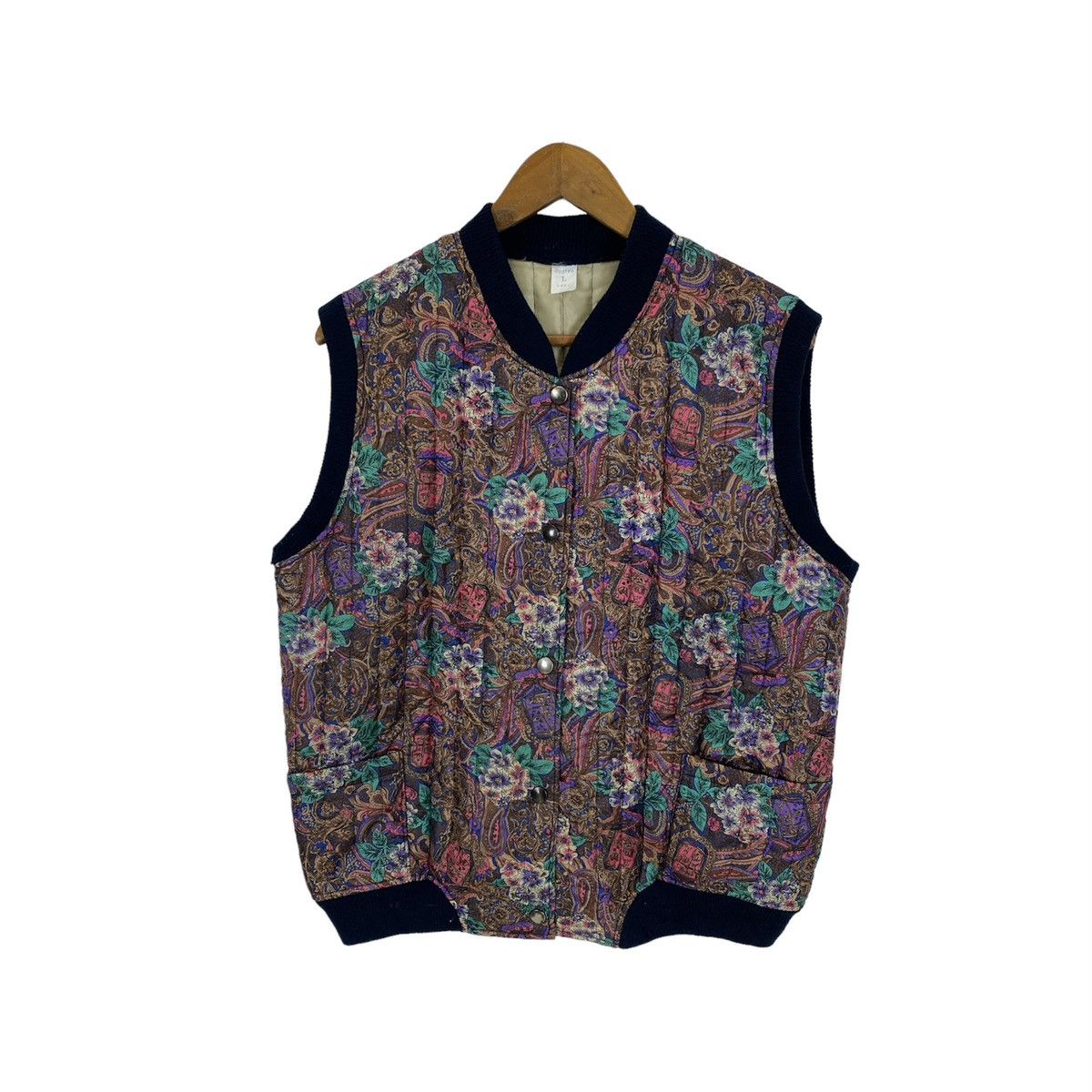 Japanese Brand Japanese Bandana Varsity Vest Size US L / EU 52-54 / 3 - 1 Thumbnail