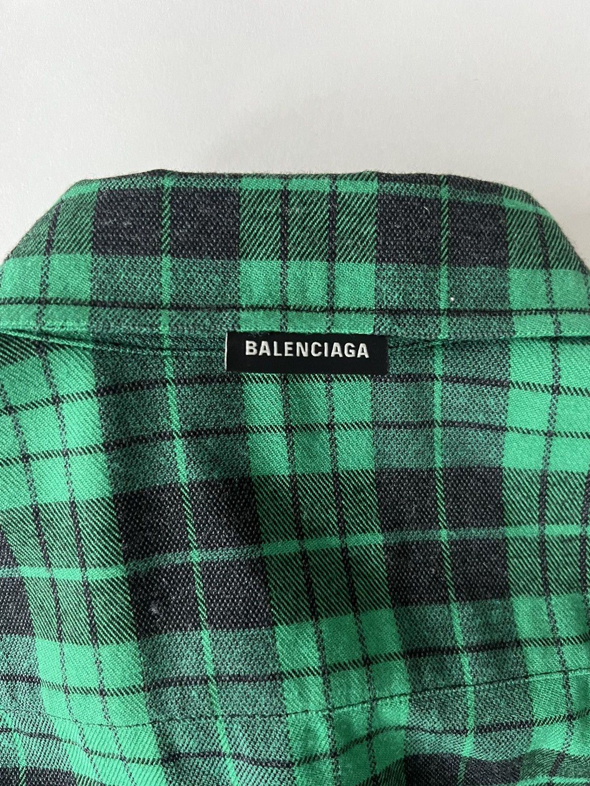 Balenciaga Balenciaga Plaid Short-Sleeve Flannel Shirt Size US M / EU 48-50 / 2 - 3 Thumbnail