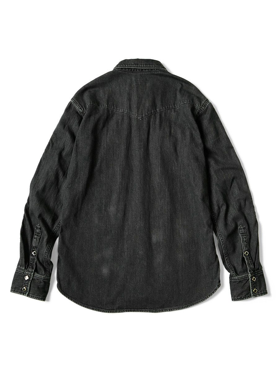 Kapital Kapital 8oz Black Denim Studs Remake Western Shirt Size US M / EU 48-50 / 2 - 3 Thumbnail