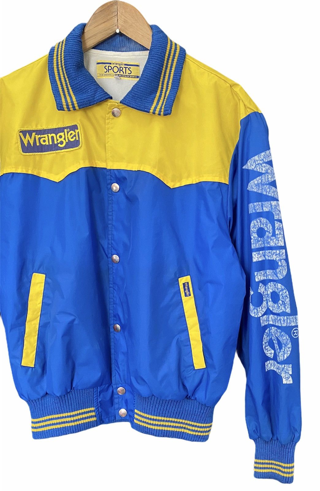 Wrangler 🔥VINTAGE WRANGLER 1986 SATIN JACKET Size US M / EU 48-50 / 2 - 4 Thumbnail